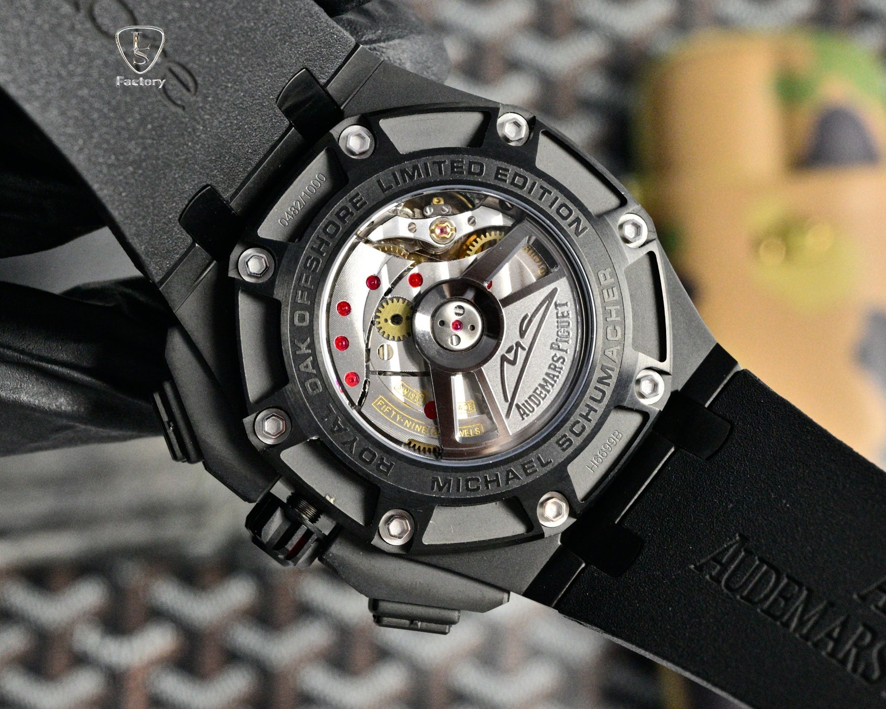Audemars Piguet Royal Oak Chronograph 41mm Black Case Multicolor Dial