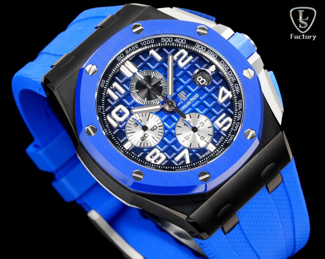 Audemars Piguet Royal Oak Offshore Chronograph 44mm Blue Case Blue Silver Dial