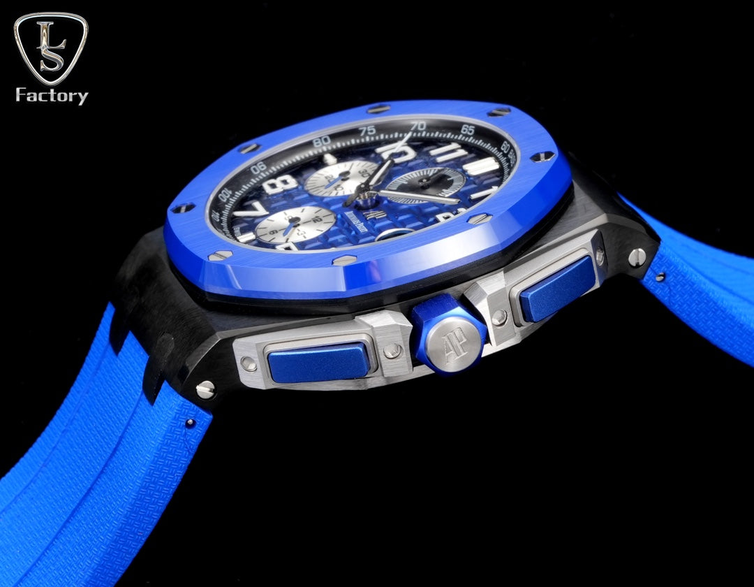 Audemars Piguet Royal Oak Offshore Chronograph 44mm Blue Case Blue Silver Dial