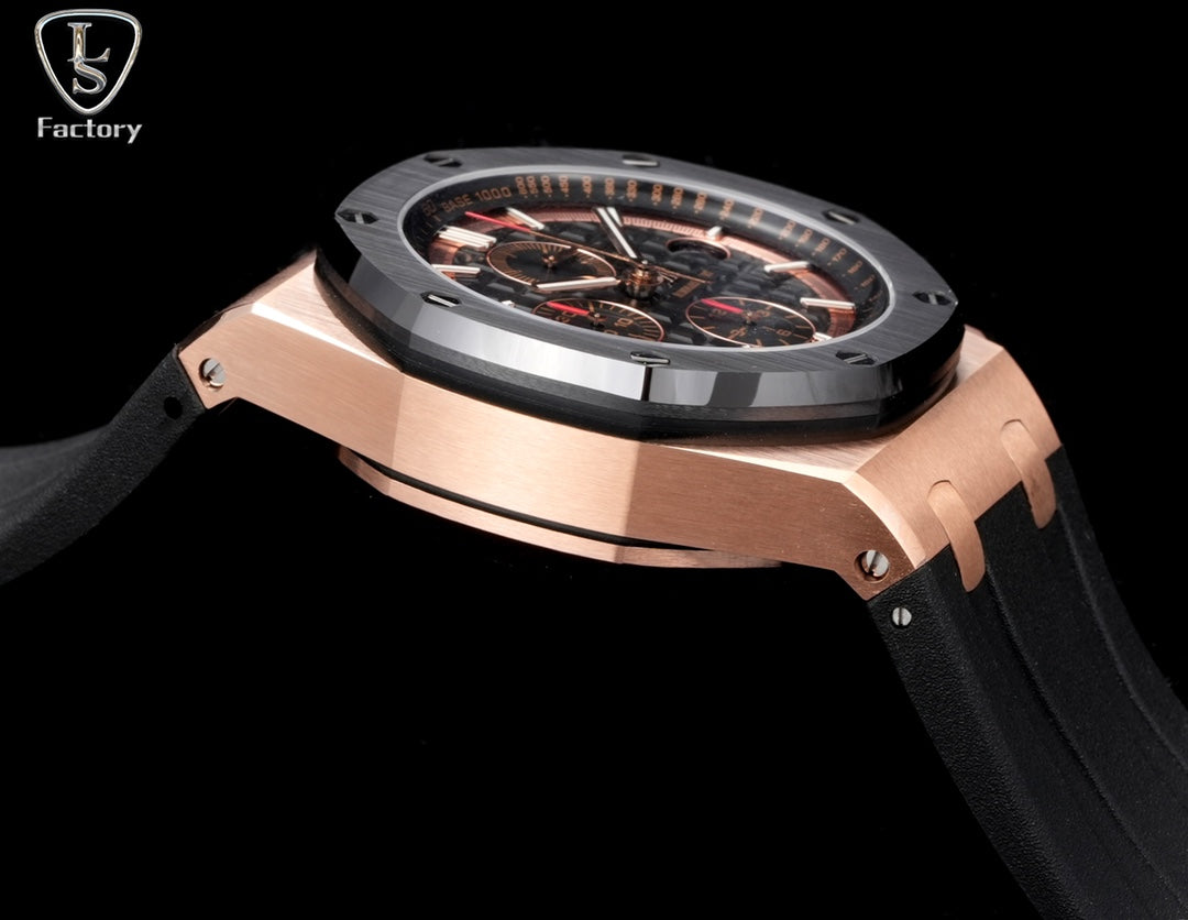 Audemars Piguet Royal Oak Offshore Chronograph 44mm Rose Gold Case Black Rose Gold Dial