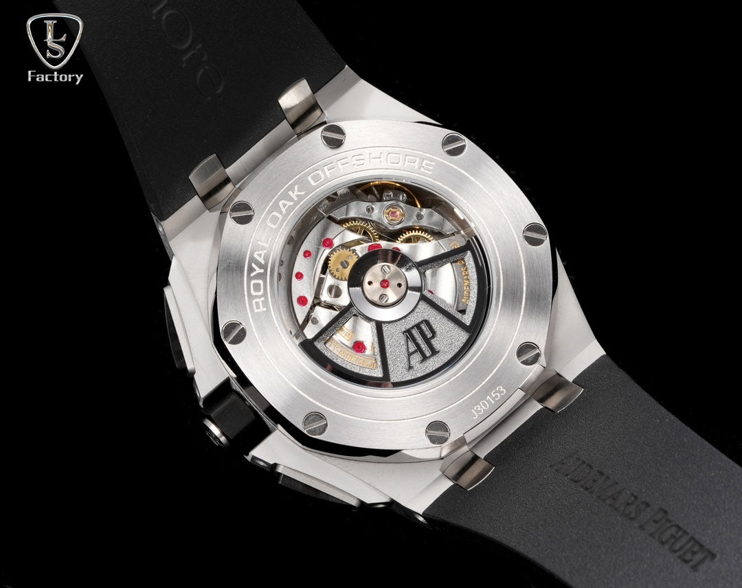 Audemars Piguet Royal Oak Offshore Chronograph 41mm Steel Case Black Silver Dial