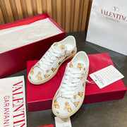 VT 25S  Casual Sneakers  White Yellow Cowhide 563089