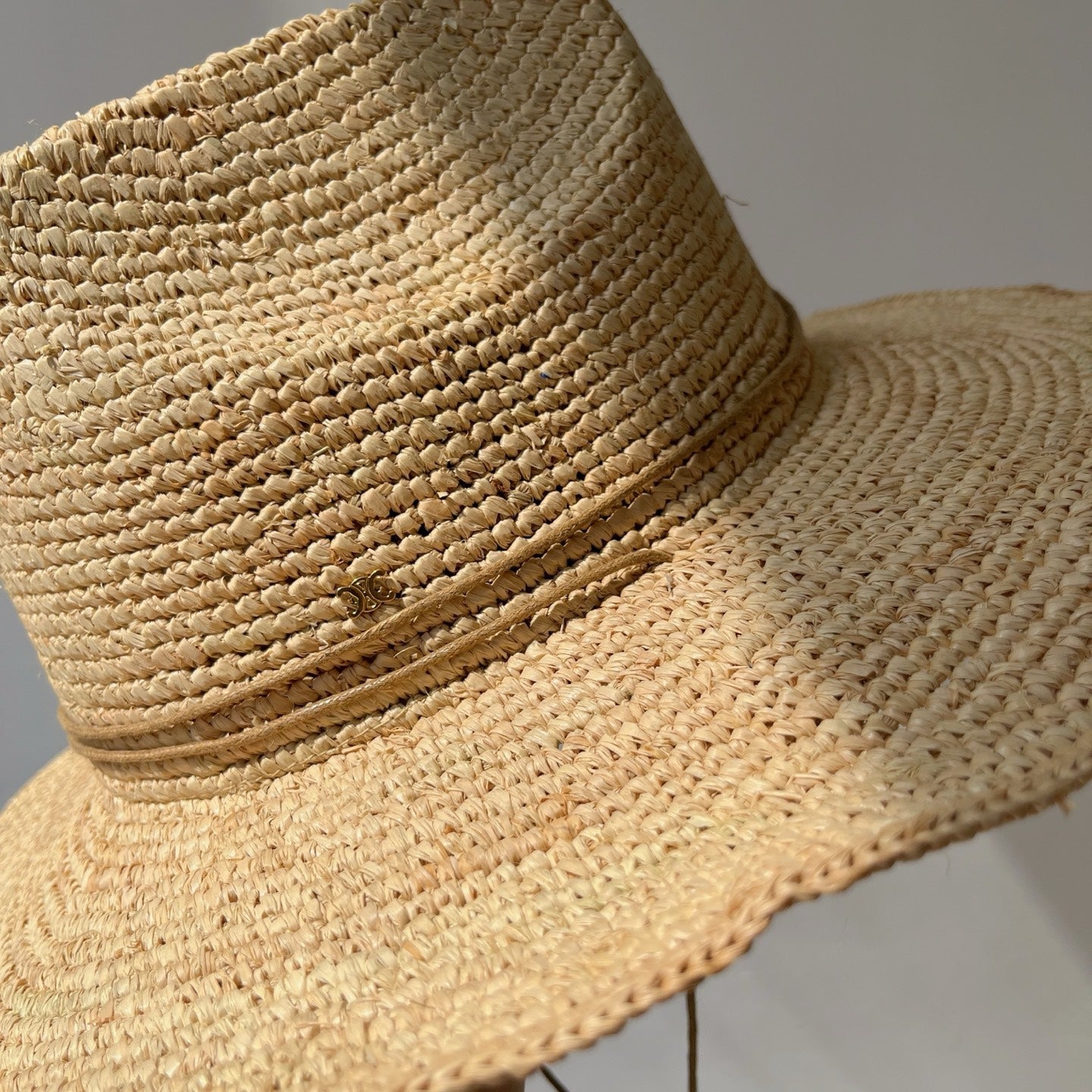 Celine Raffia Crochet Hat 269029