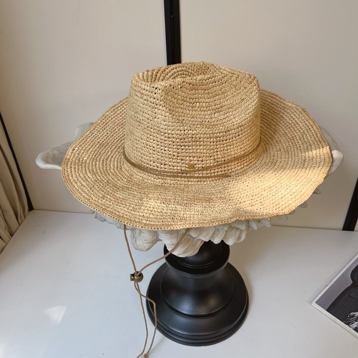 Celine Raffia Crochet Hat 269029