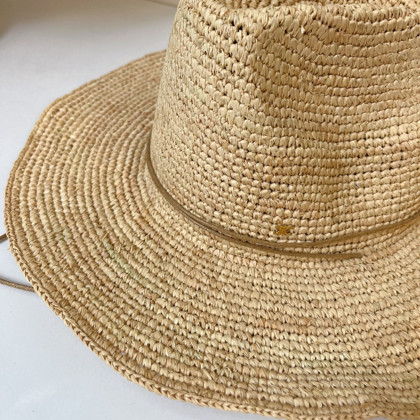 Celine Raffia Crochet Hat 269029