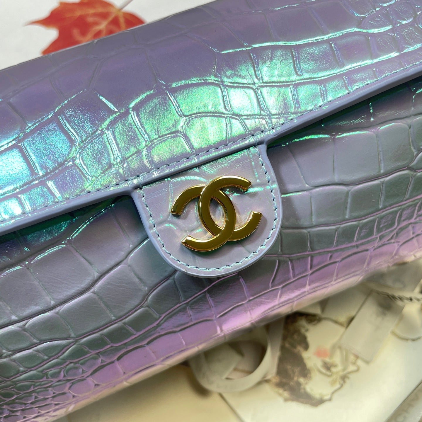 Chanel 2026 Double C Logo Bowling Ball Bag 23cm Leather