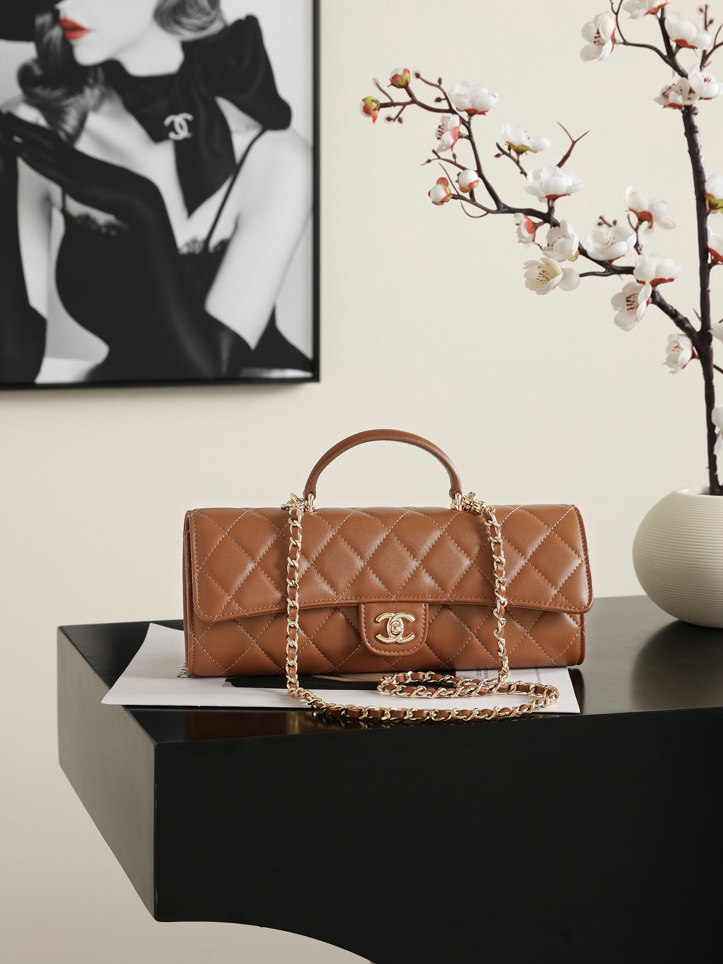 Chanel 2026 Classic Top Handle Bag 25cm Calfskin