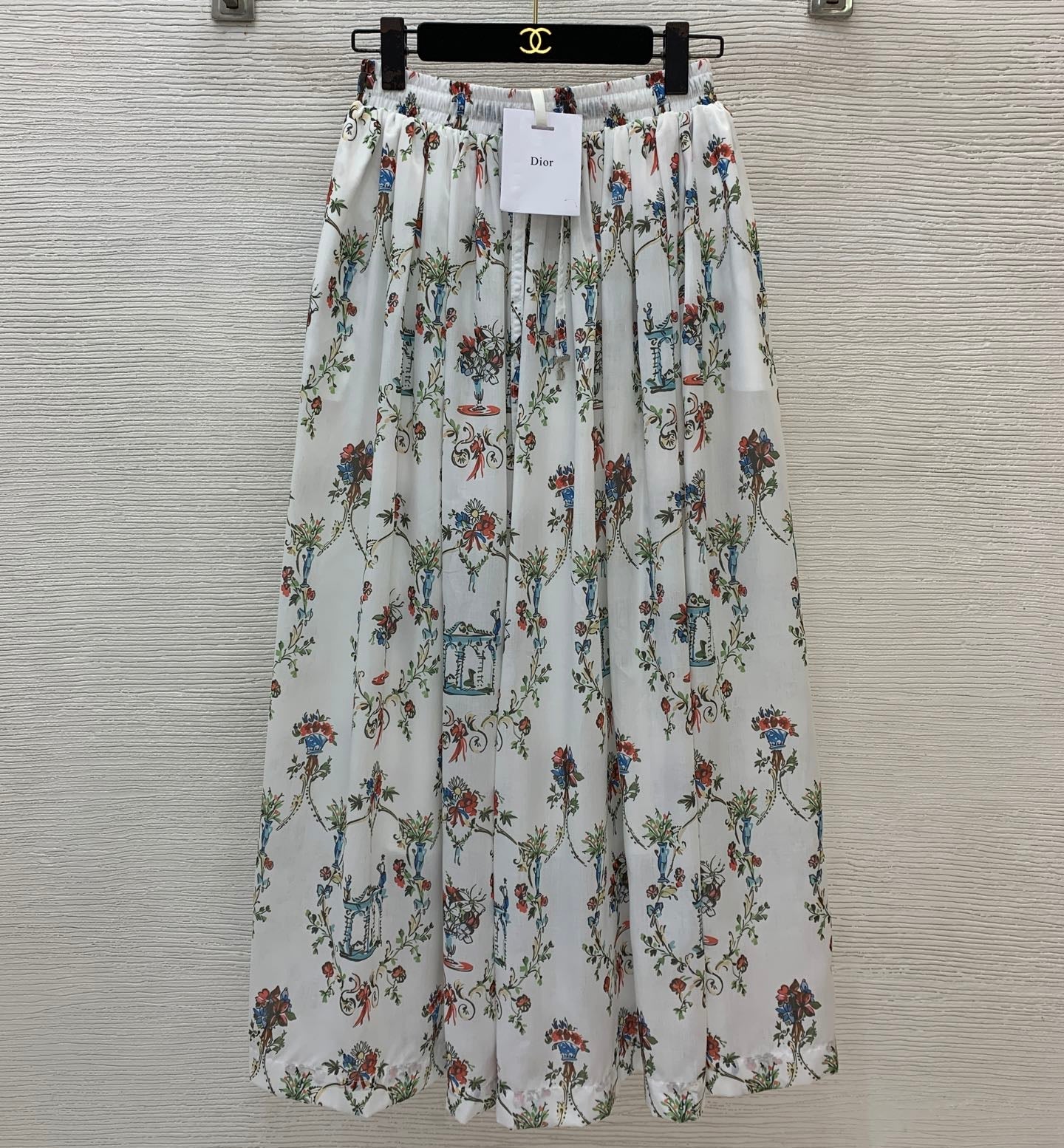 Dior 2026 Midi Skirt Multicolors Cotton 411783