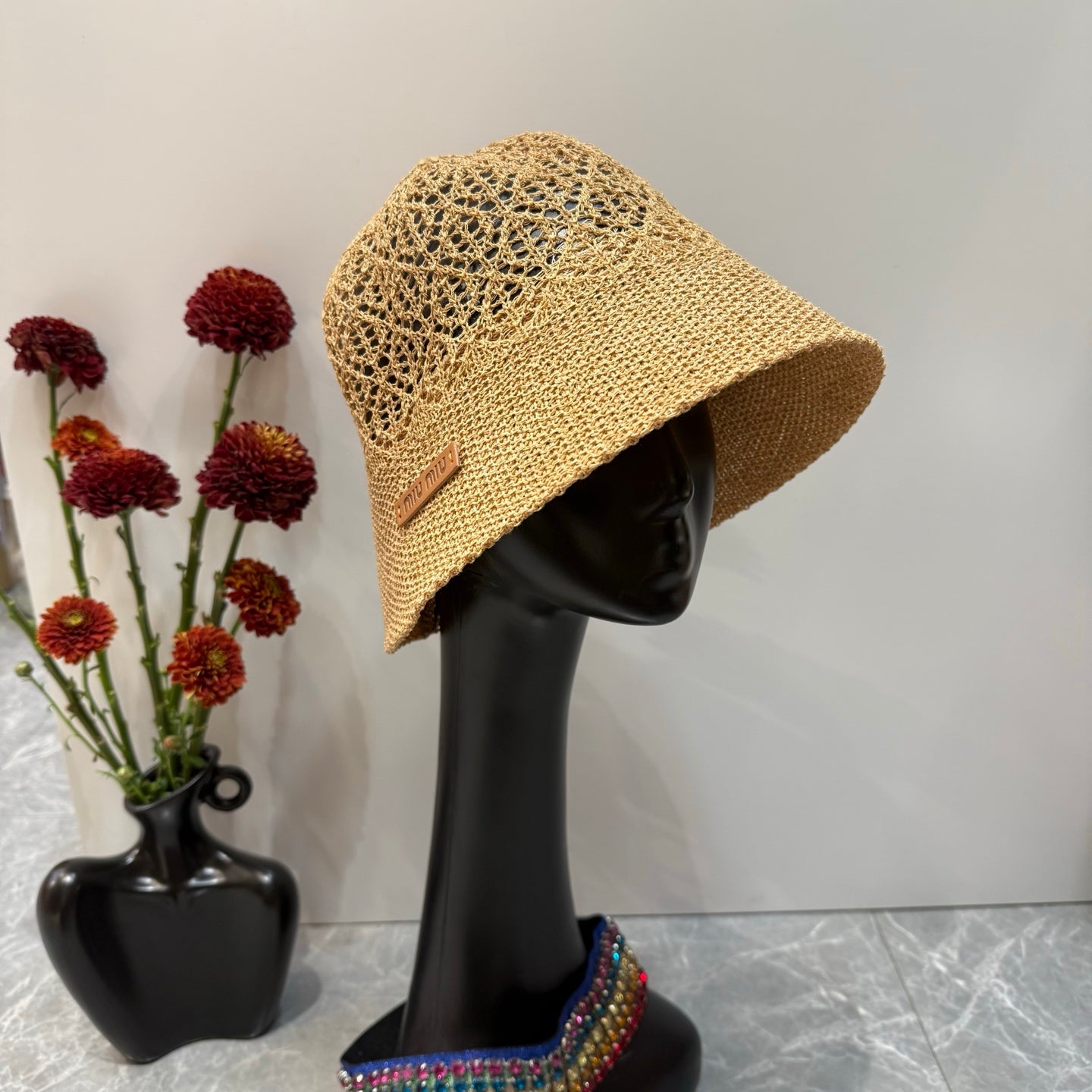 Miumiu Knitted Bucket Hat 214504
