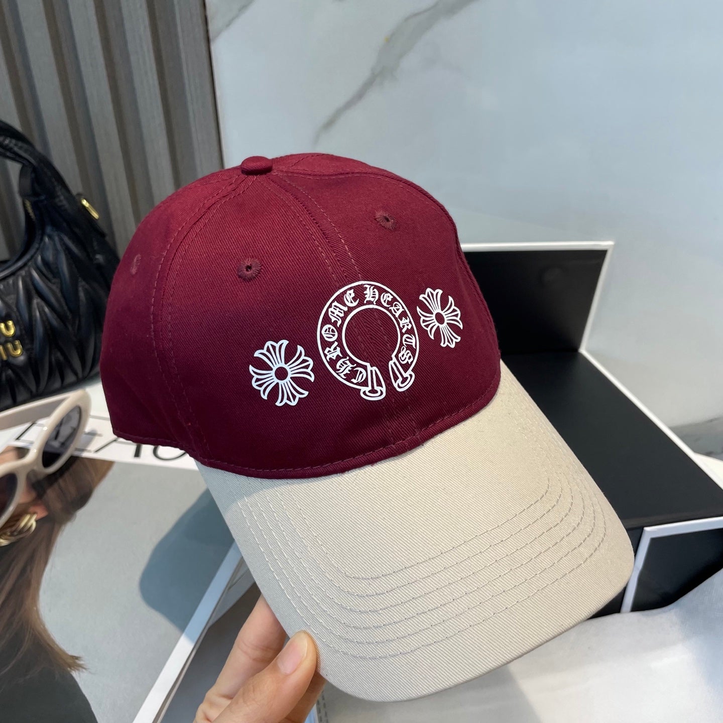 Chrome Hearts Cotton Baseball Cap 413120