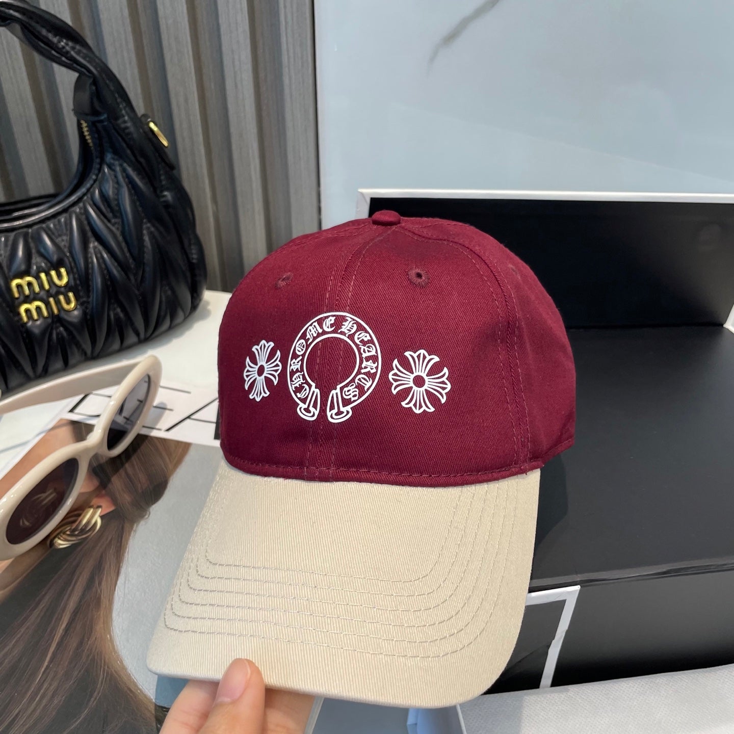 Chrome Hearts Cotton Baseball Cap 413120