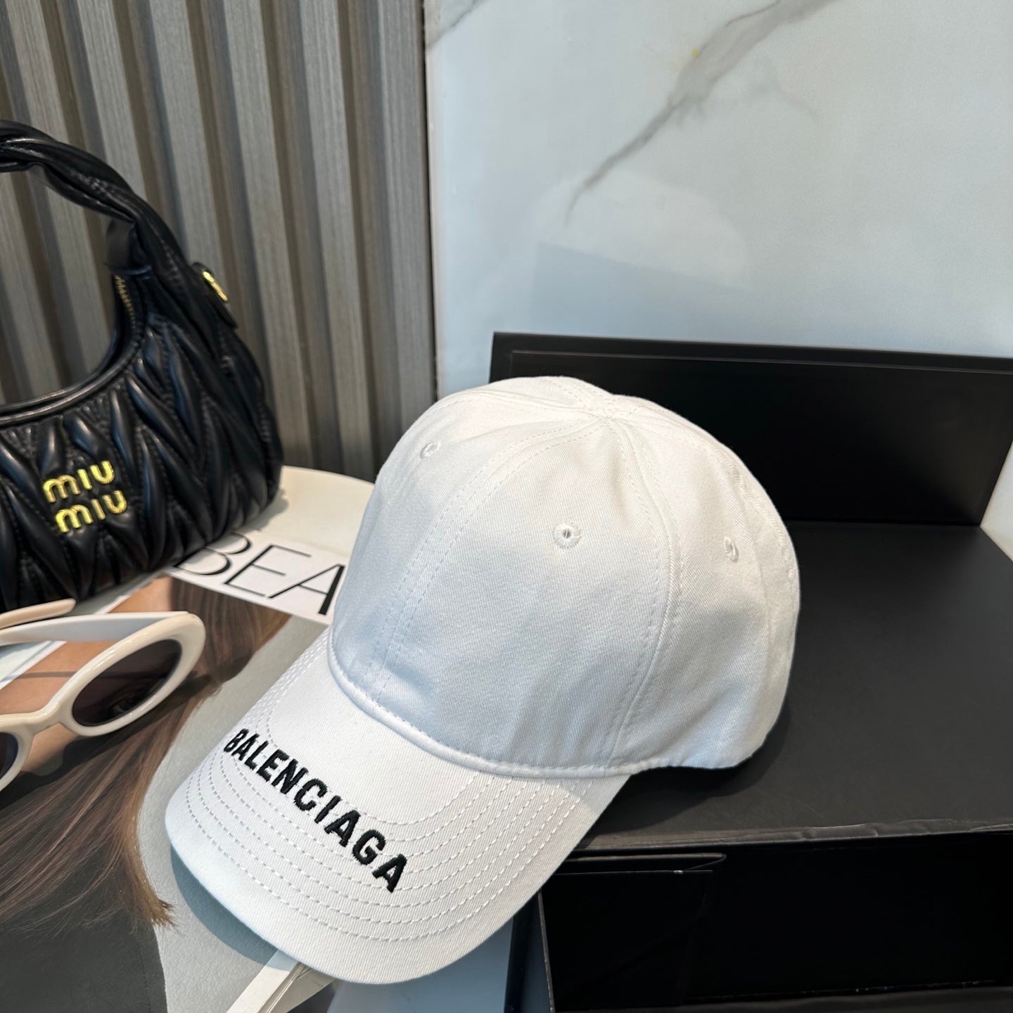 Balenciaga Baseball Cap Cotton 323769