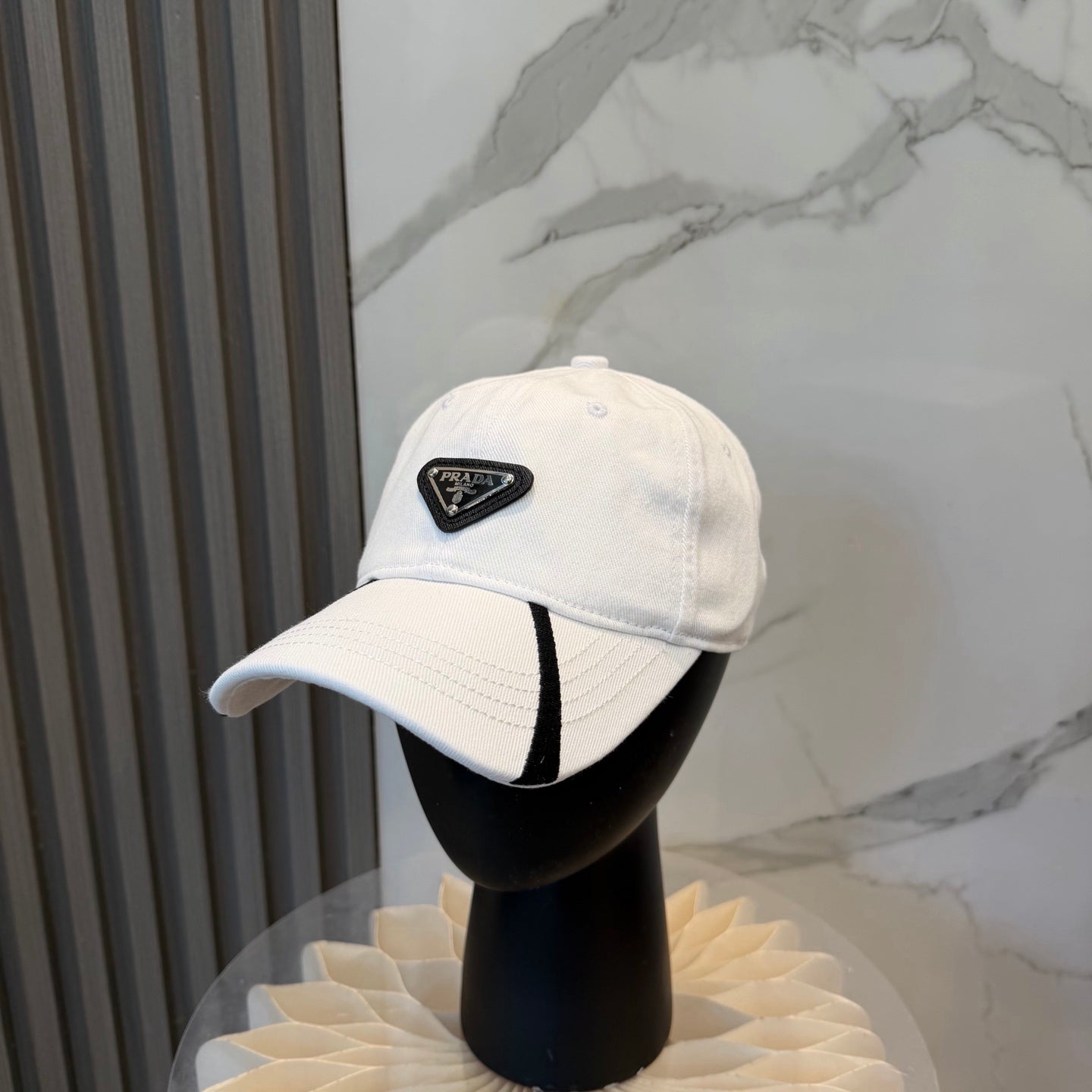 Prada Cotton Baseball Cap 413158
