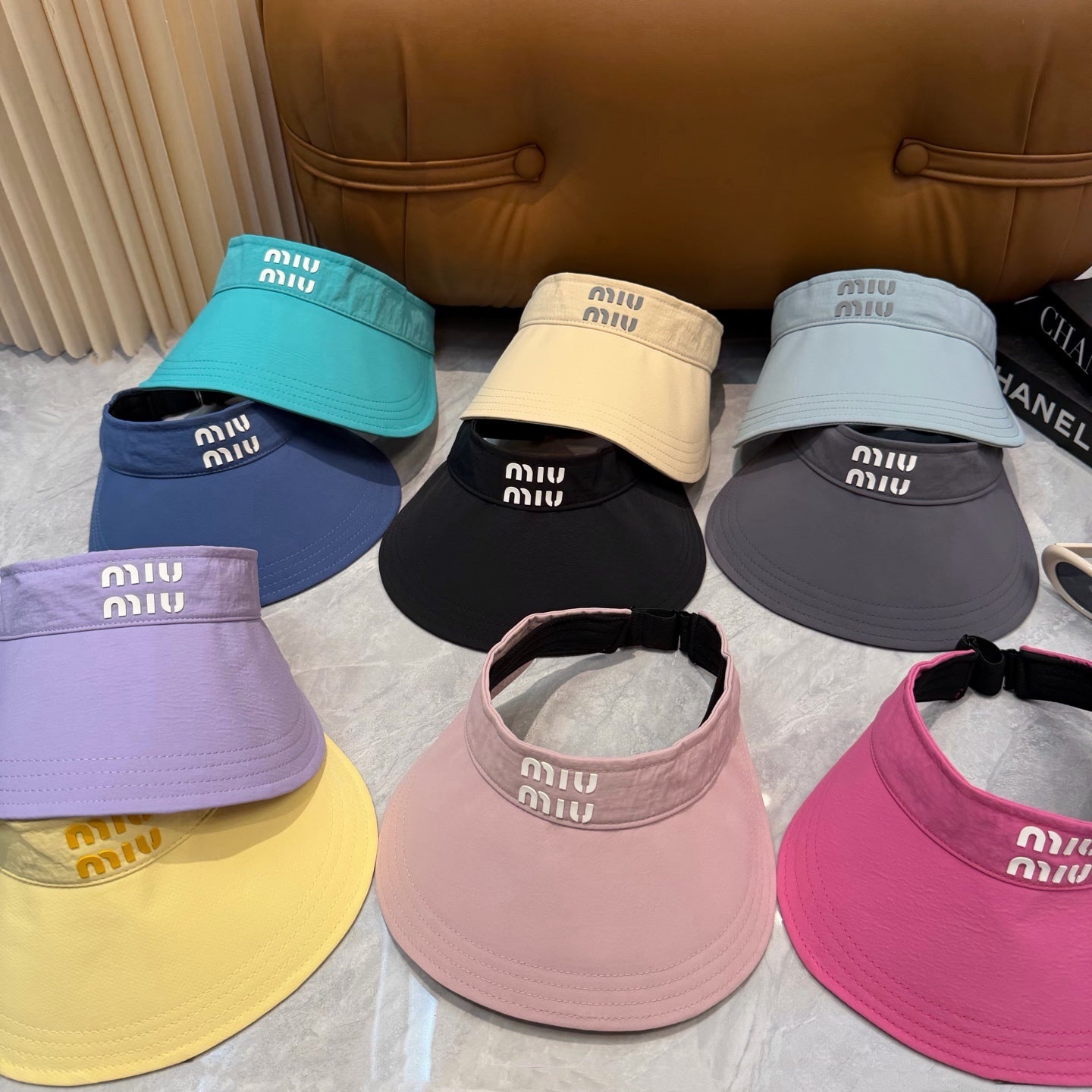 Miumiu Multicolor Visor Hat 413032