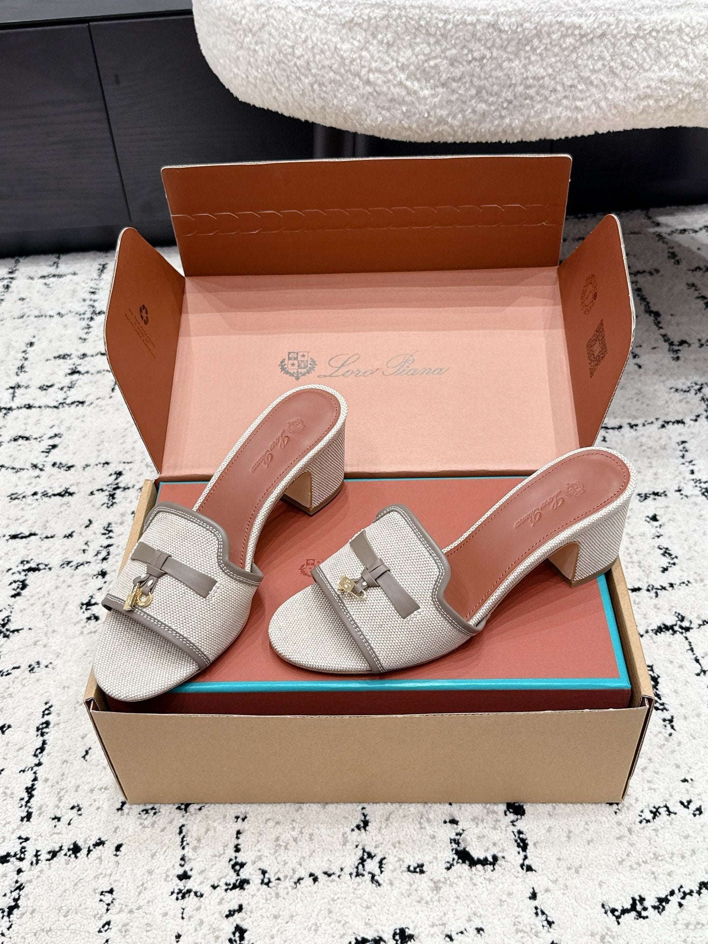 Loro Piana 2026 Sandal Fabric Leather 908846
