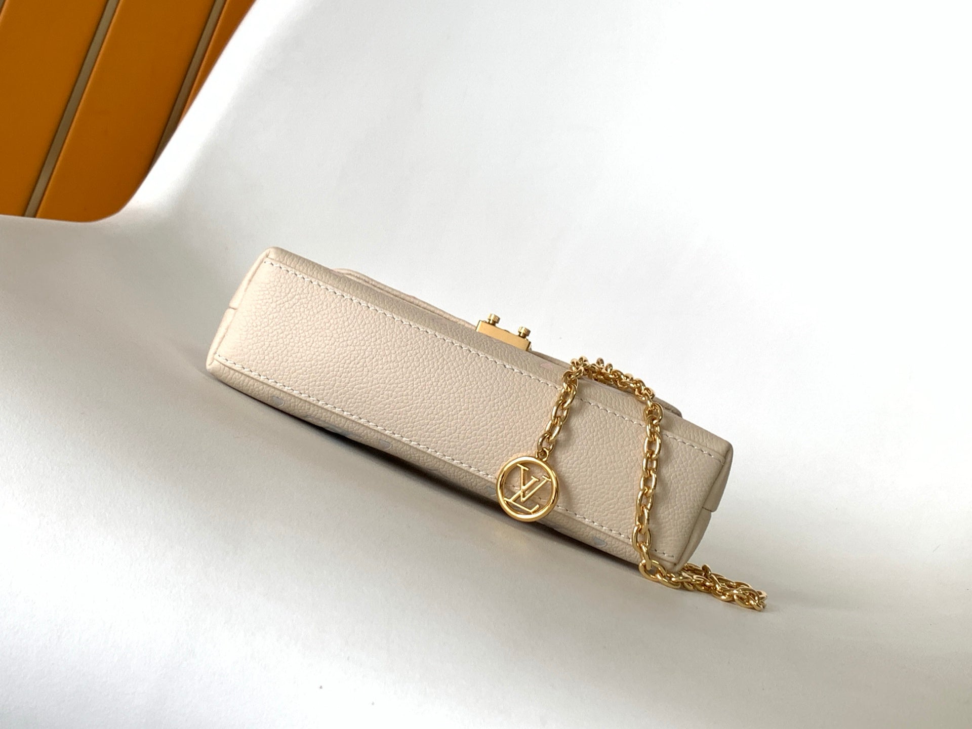 LV 2026 Nano Madeleine Handbag Beige Monogram Empreinte Leather 281645