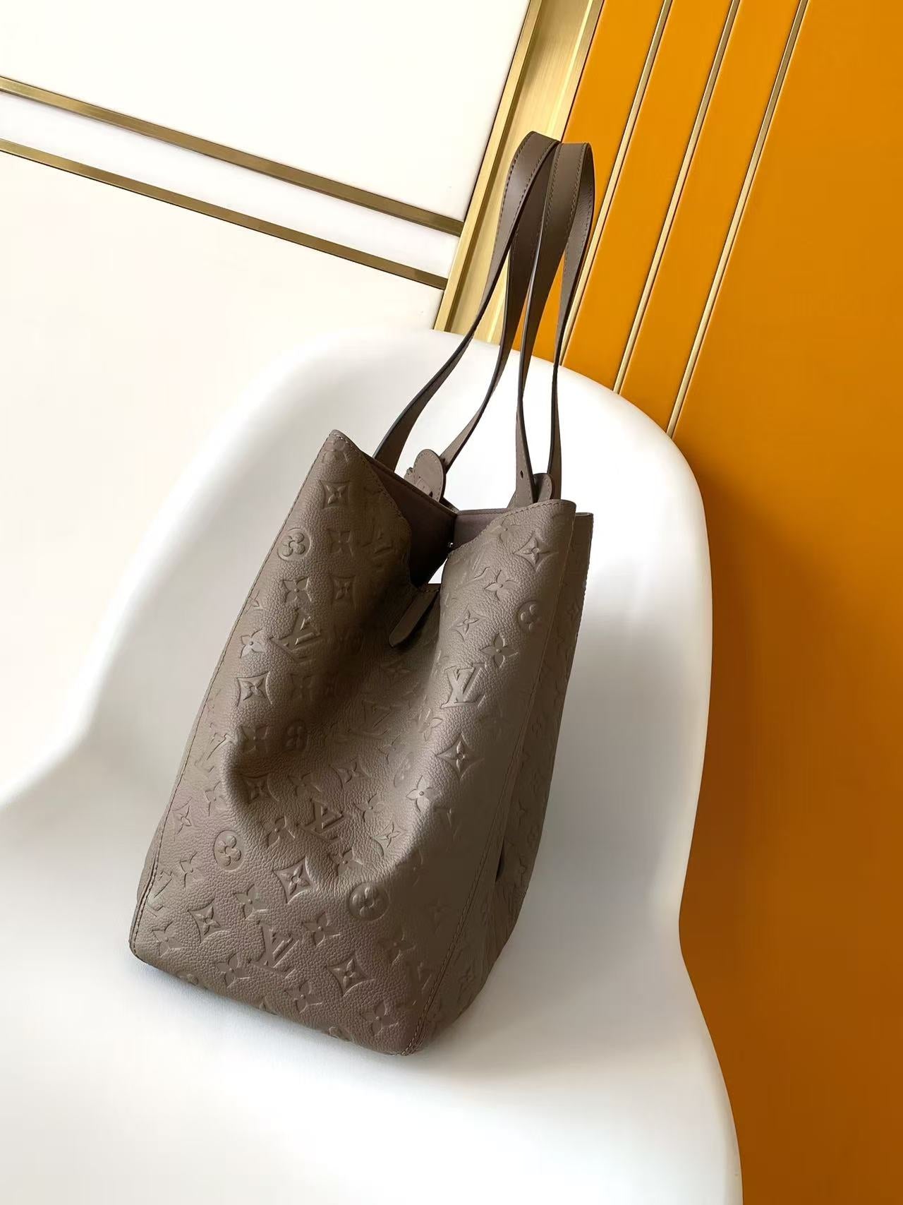 LV 2026 All In One MM Bag 56cm Smoke Monogram Empreinte Leather 281595