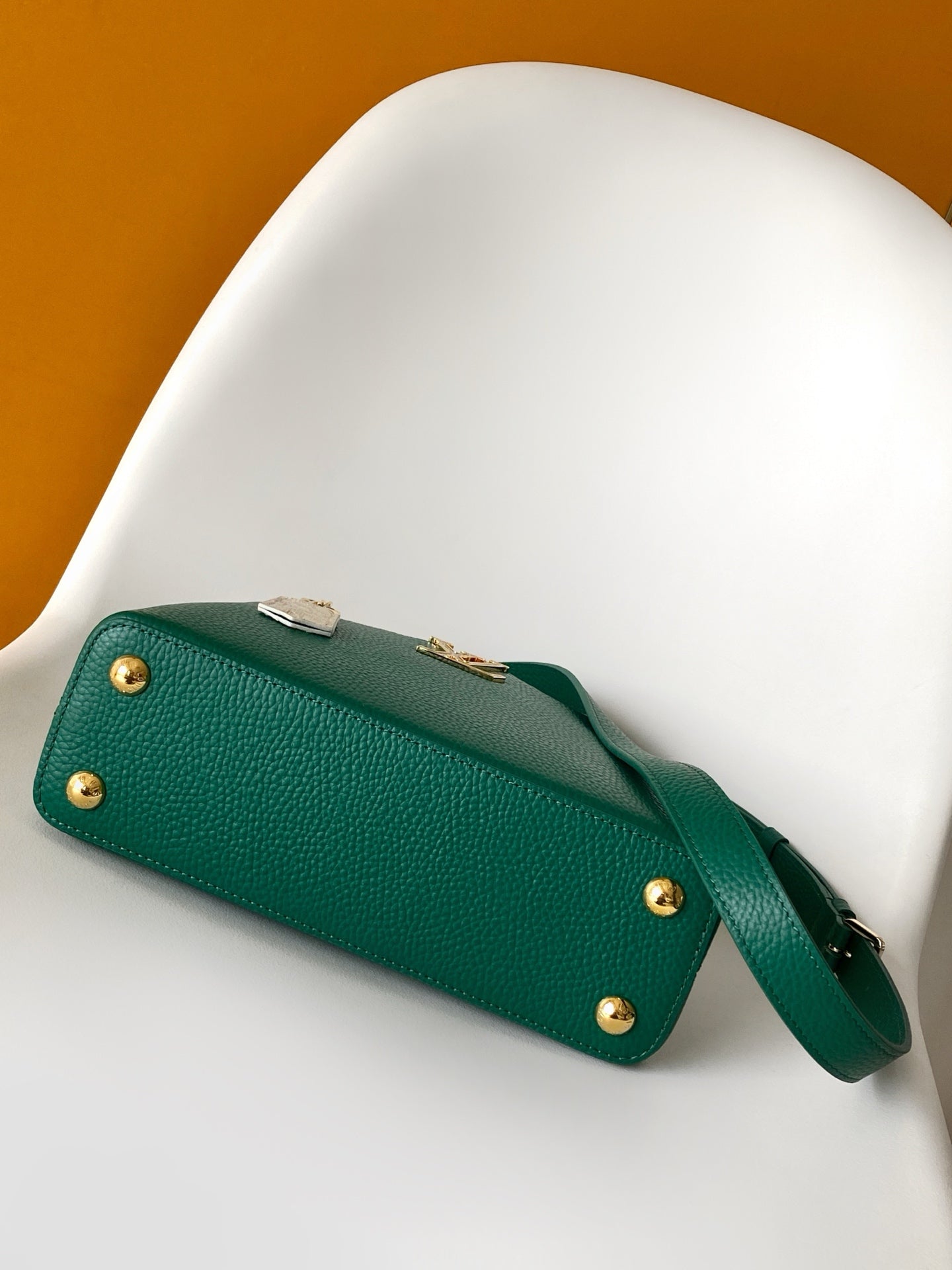 LV 2026 Capucines Bag Green Taurillon Cowhide Leather 281615