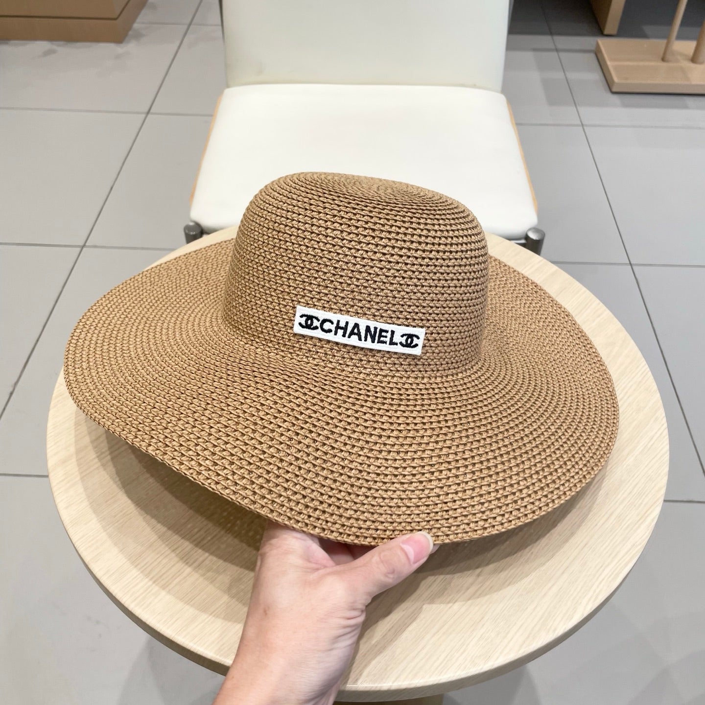Chanel Oversized Beach Hat 412799