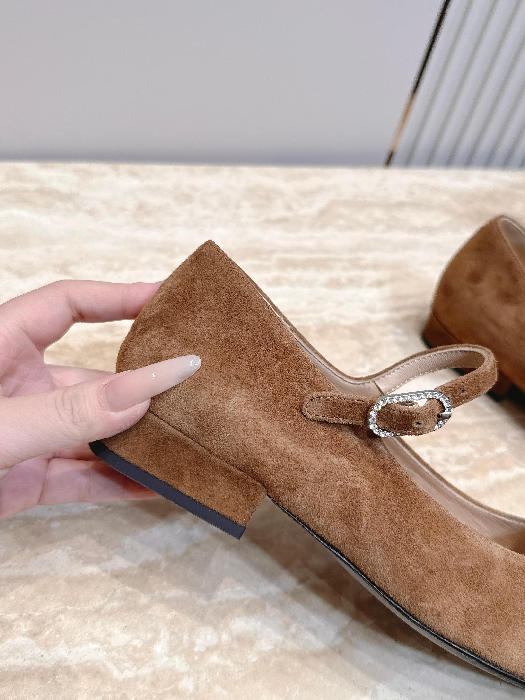 Channel 2026 Ballet Flat 25mm Suede Calfskin 899012