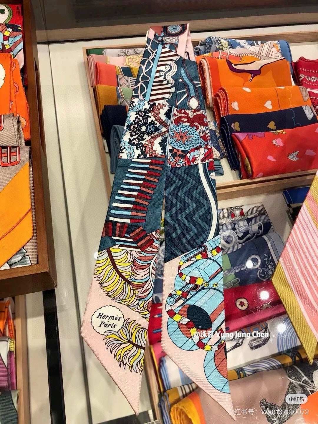 HM Twilly Mini Scarf 86CM Colorful Mulberry Silk 969050