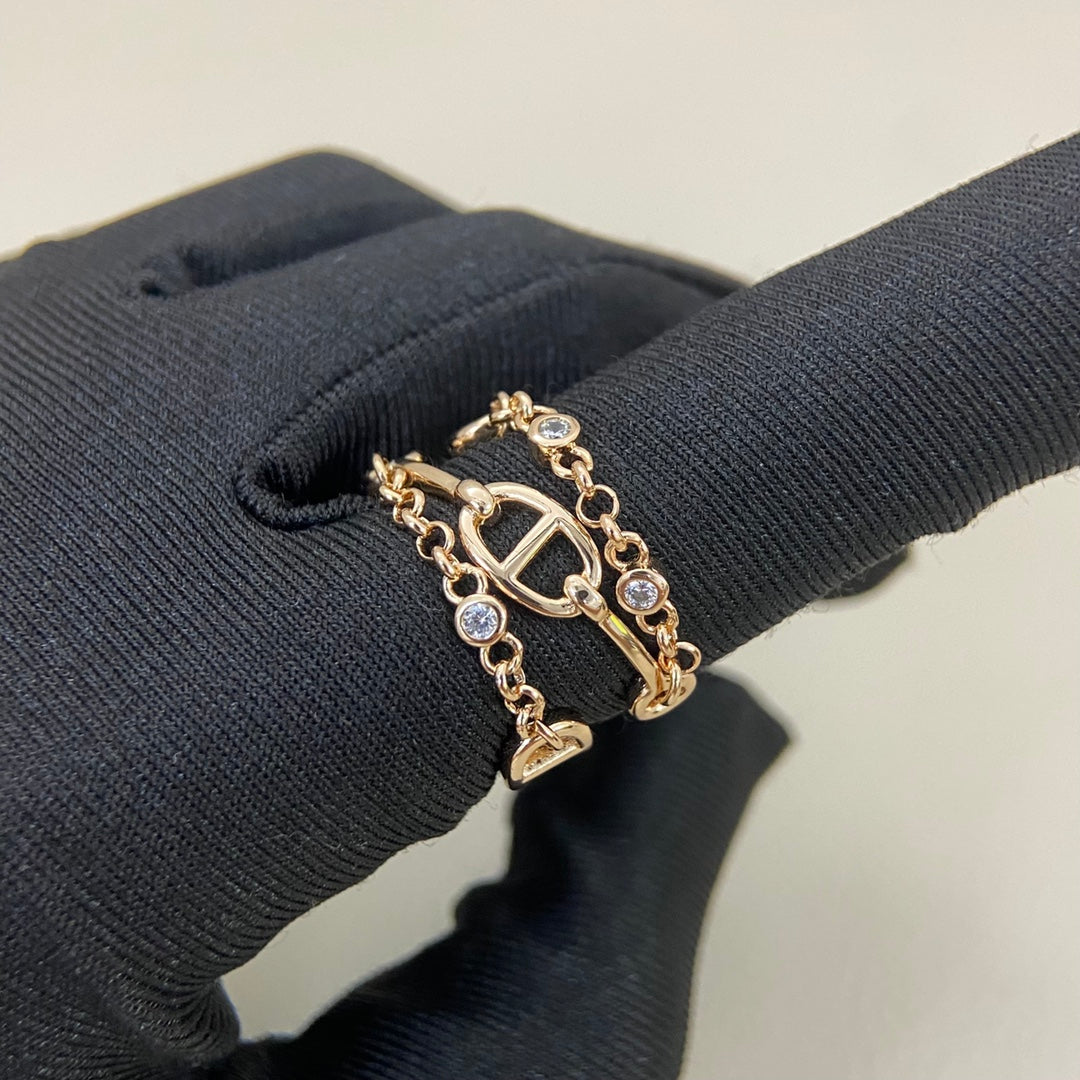 HM Pig Nose Diamond Ring