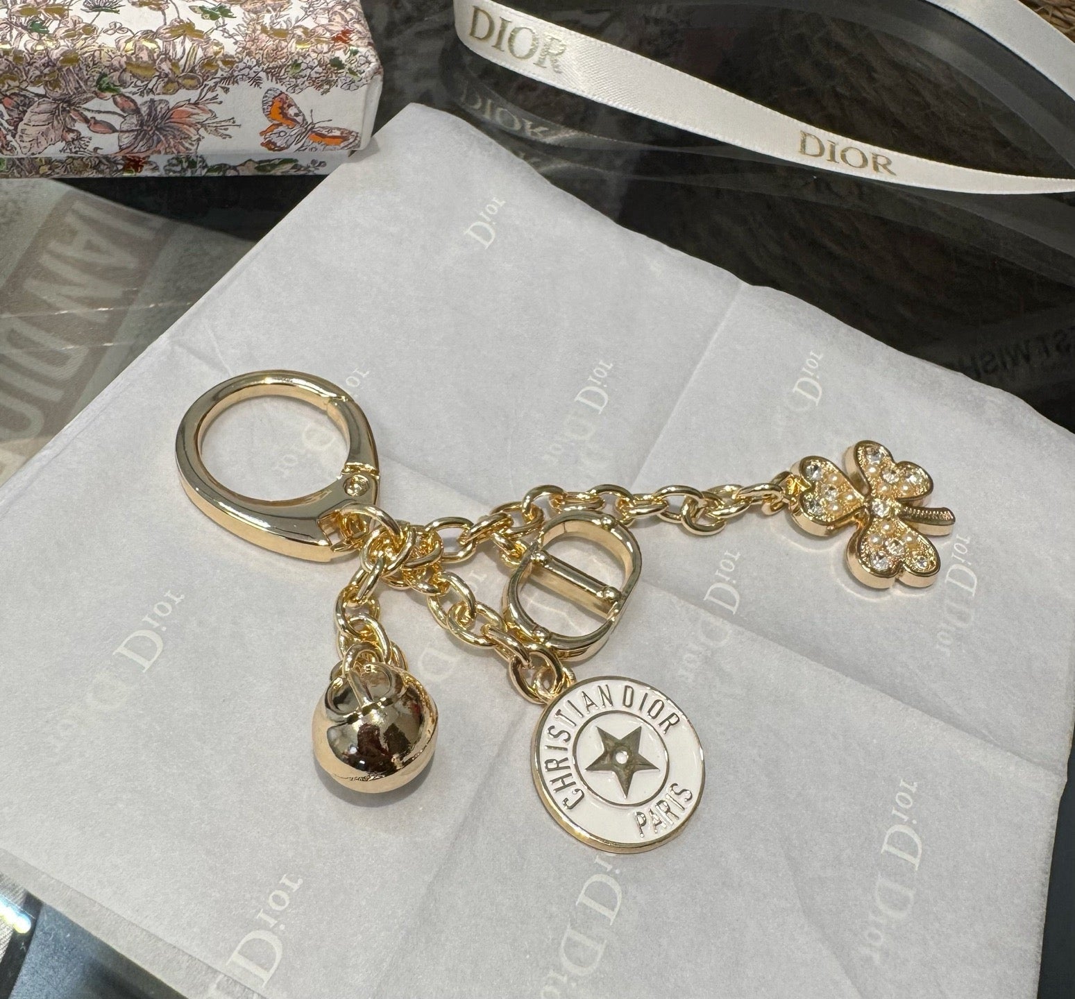 Dior Clover-shaped Charm 353623