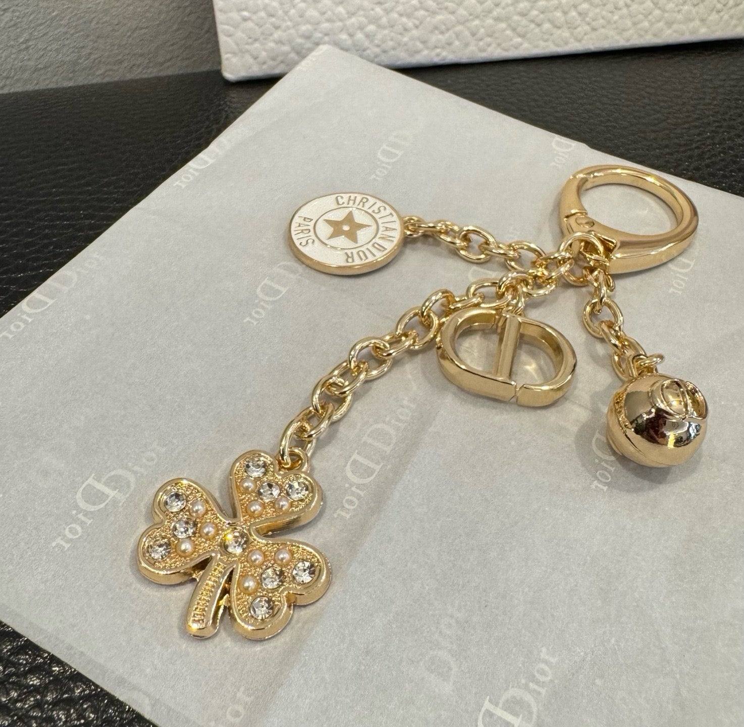 Dior Clover-shaped Charm 353623