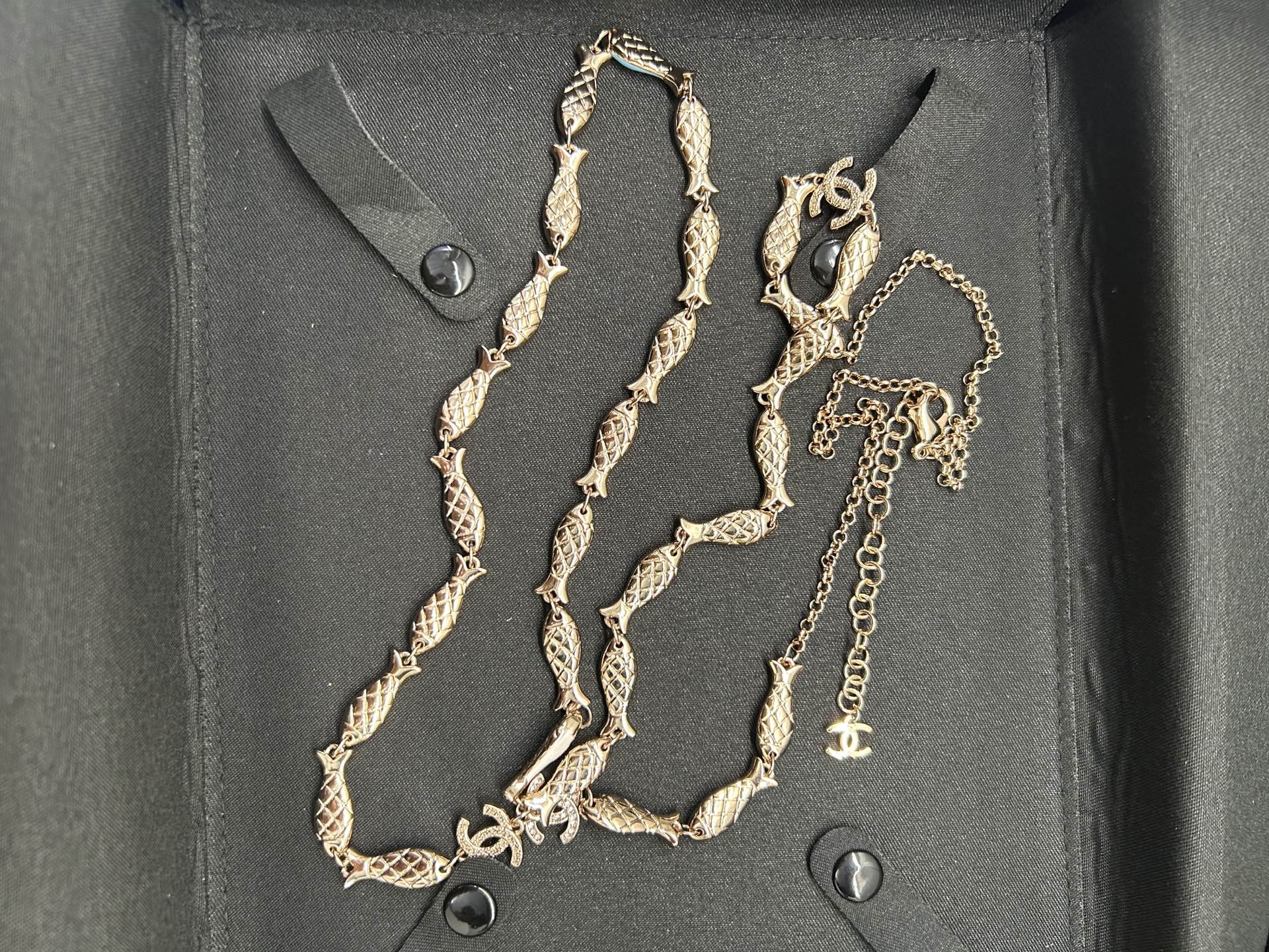 Chanel 2026 Fish Charm Chain Belt 213294