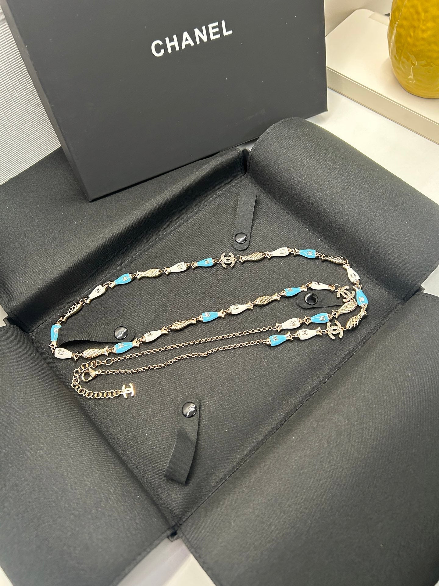 Chanel 2026 Fish Charm Chain Belt 213294