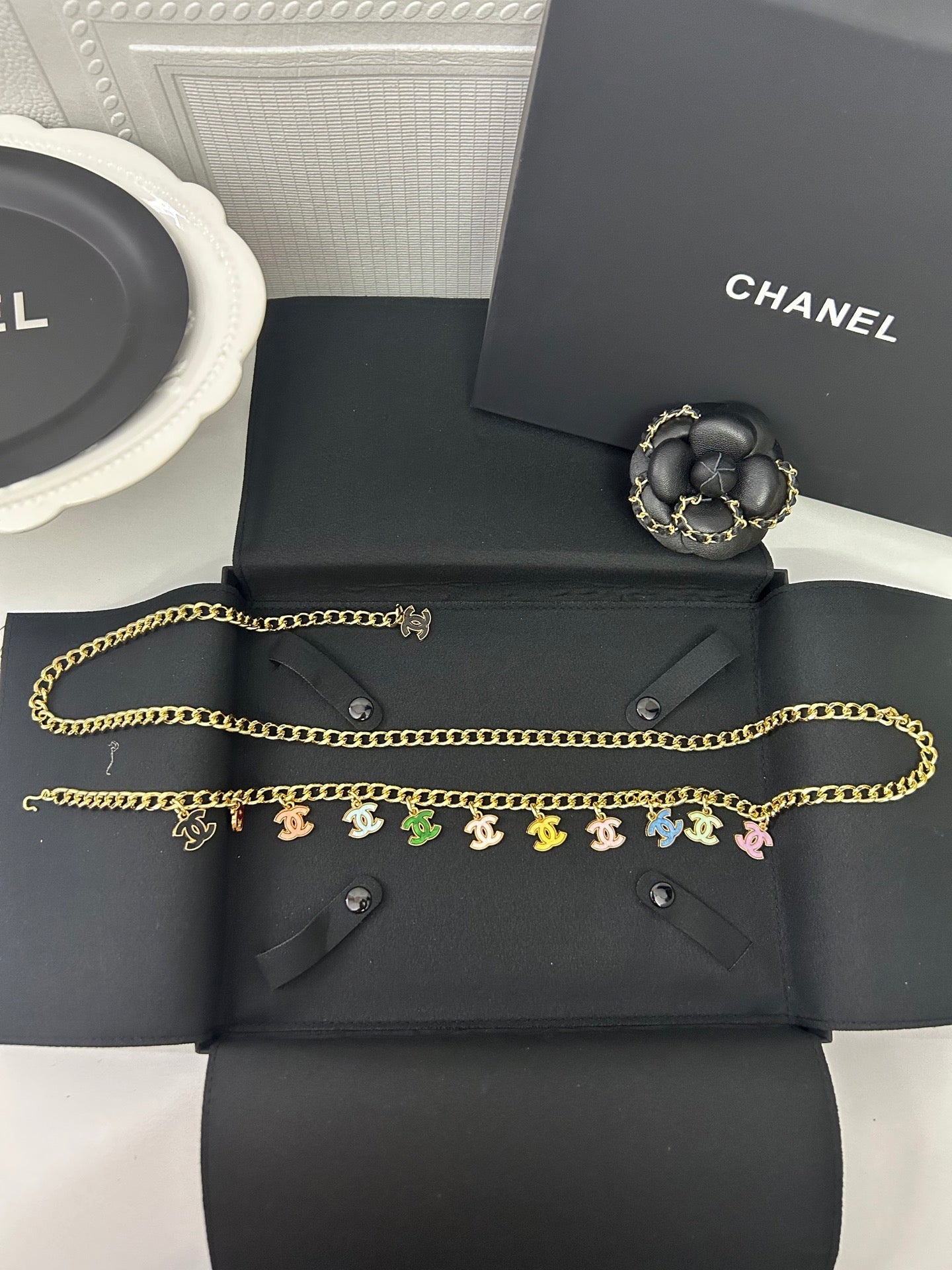 Chanel 2026 Enamel CC Chain Belt 214359