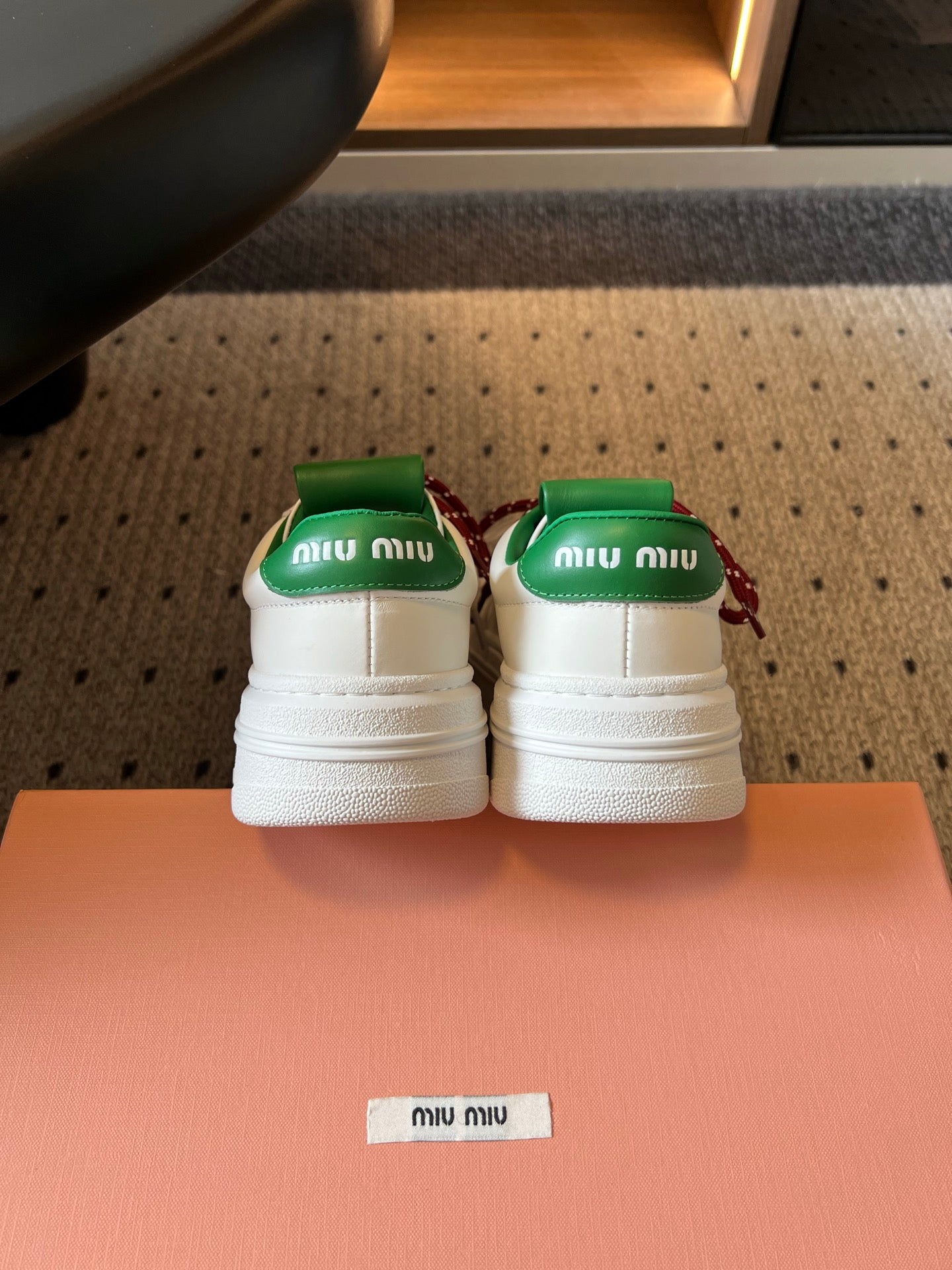 Miu Miu 2026 Low Top Sneakers Cowhide 956016