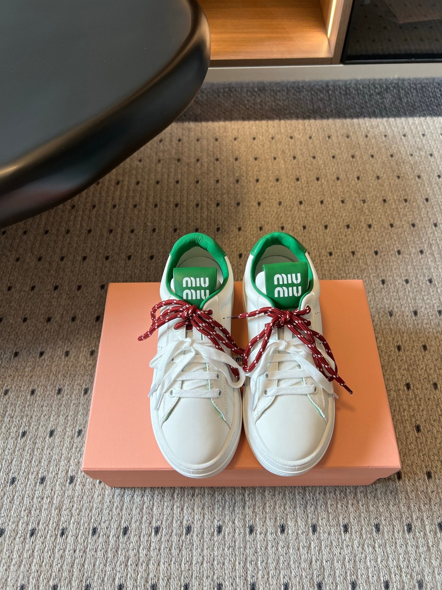 Miu Miu 2026 Low Top Sneakers Cowhide 956016