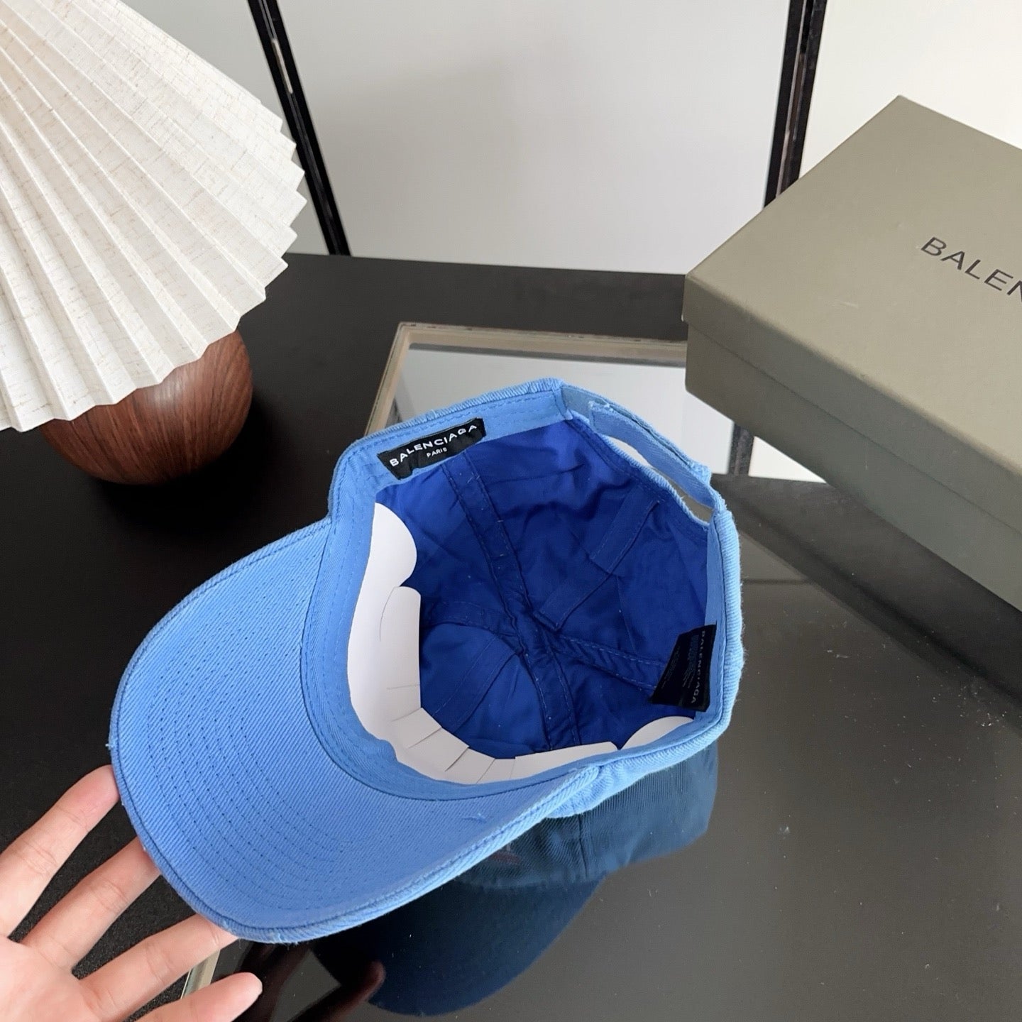 Balenciaga Baseball Cap with Embroidered Letters 412862
