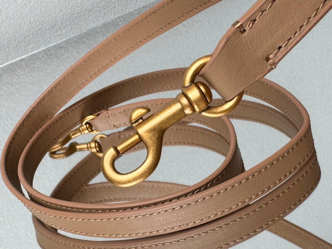 Balenciaga 2025 Rodeo Bag 40cm Milk Tea Smooth Calfskin