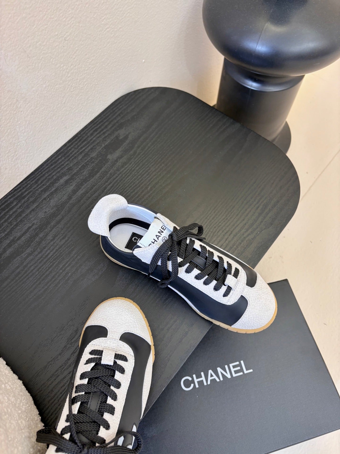 CC 2026 Sneakers Calfskin and Embossed Suede Calfskin