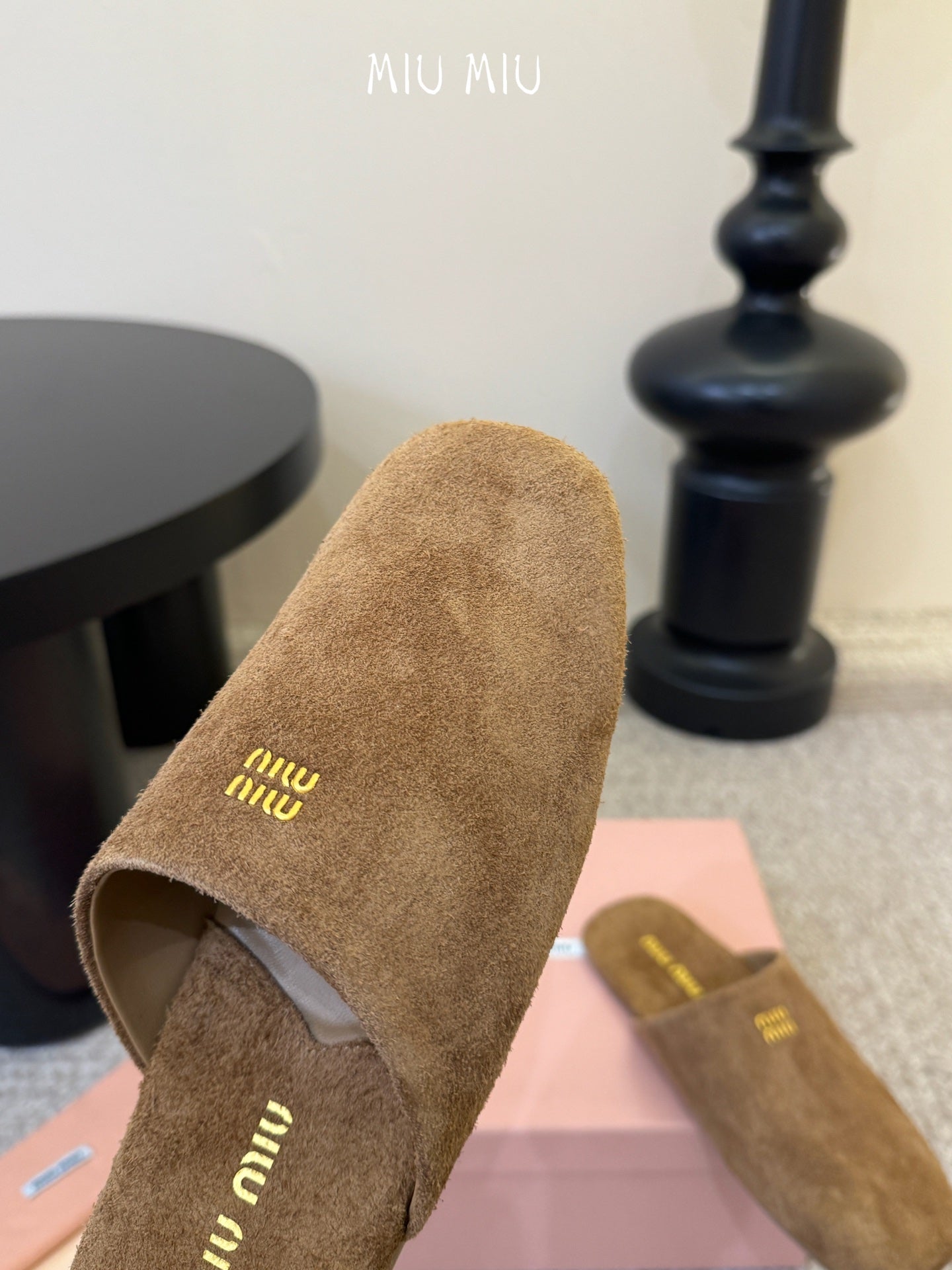 Miumiu 2026 Mules Suede 941987
