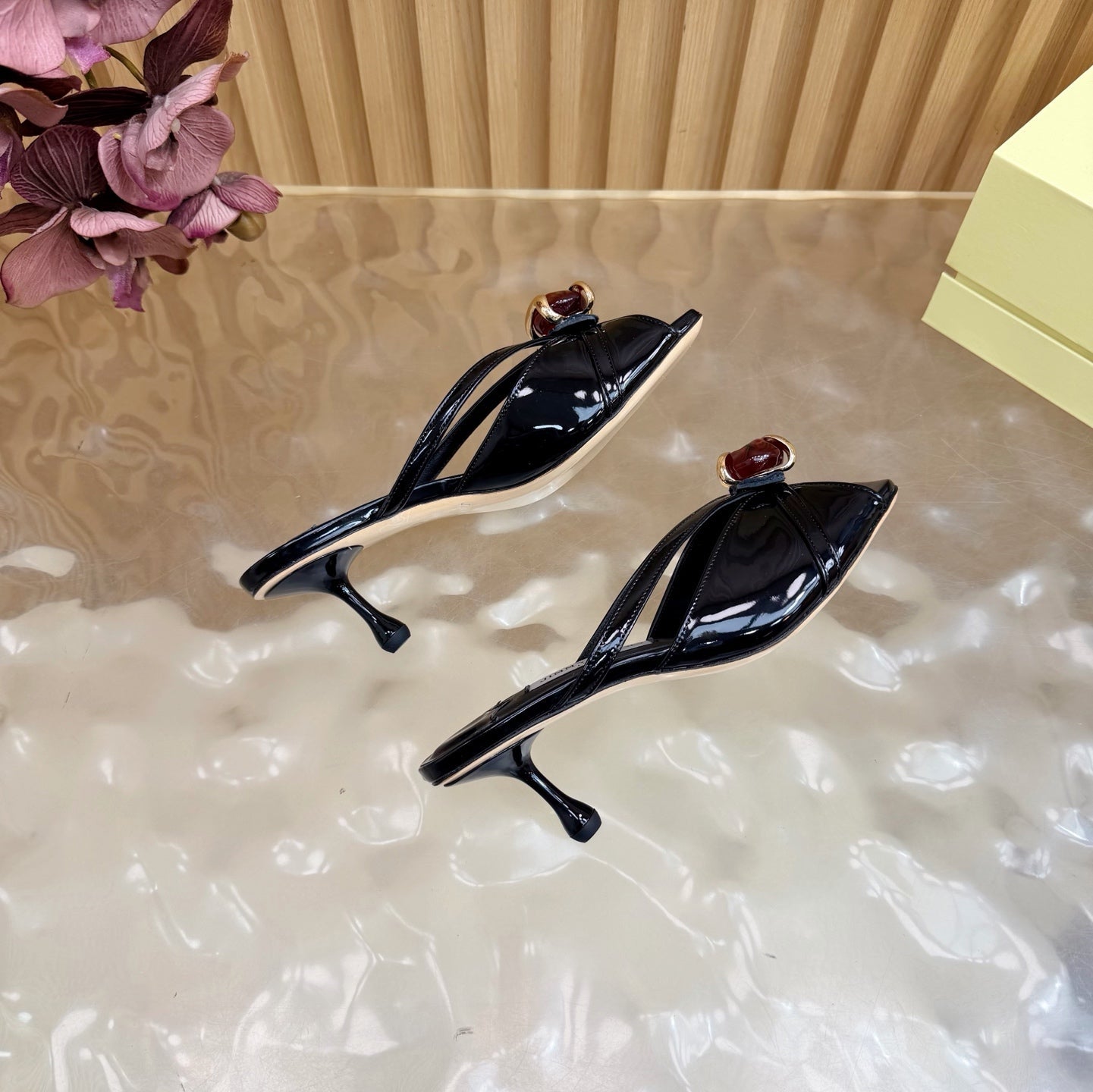Jimmy Choo 2026 Brigitte Sandals Patent Leather 949774