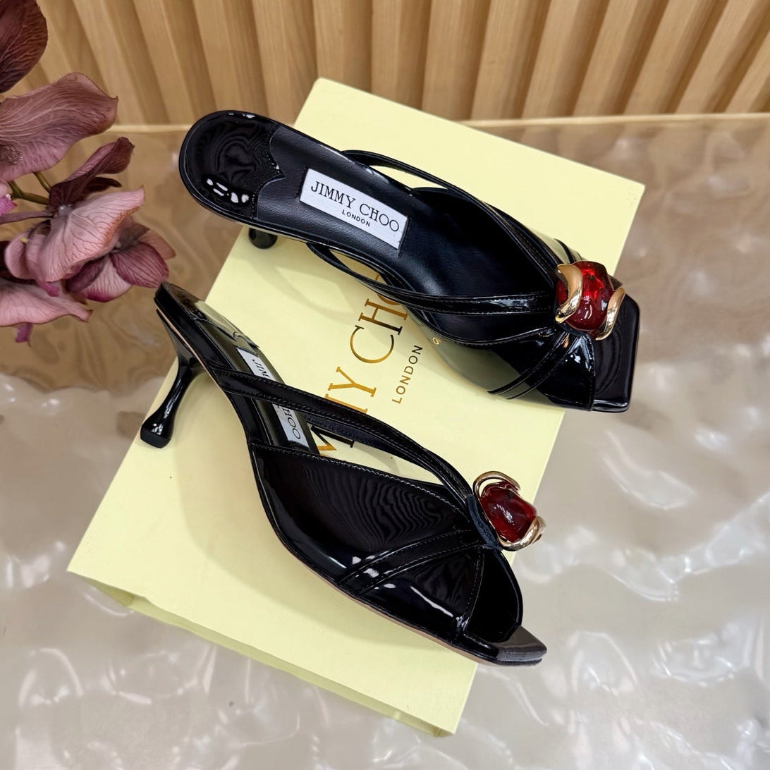 Jimmy Choo 2026 Brigitte Sandals Patent Leather 949774