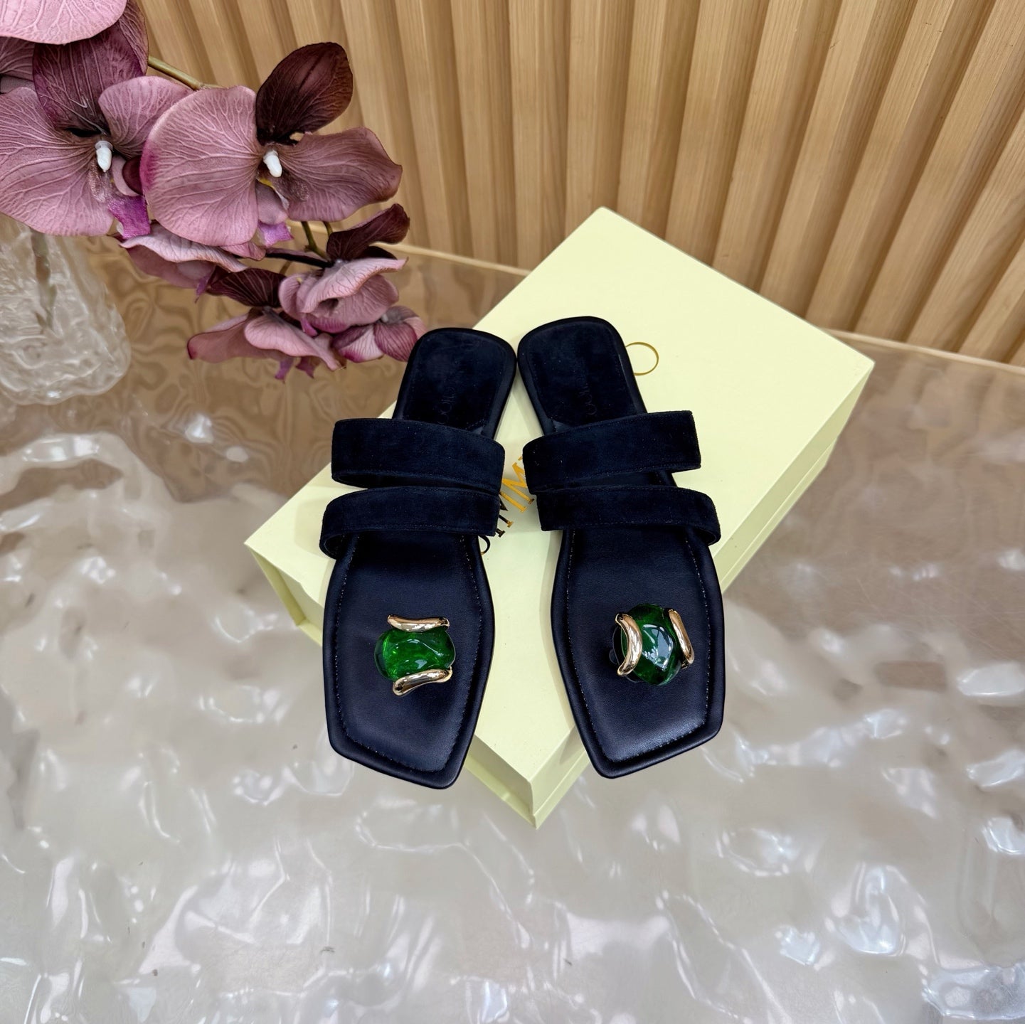 Jimmy Choo 2026 Flat Sandals Suede 949782