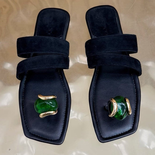 Jimmy Choo 2026 Flat Sandals Suede 949782