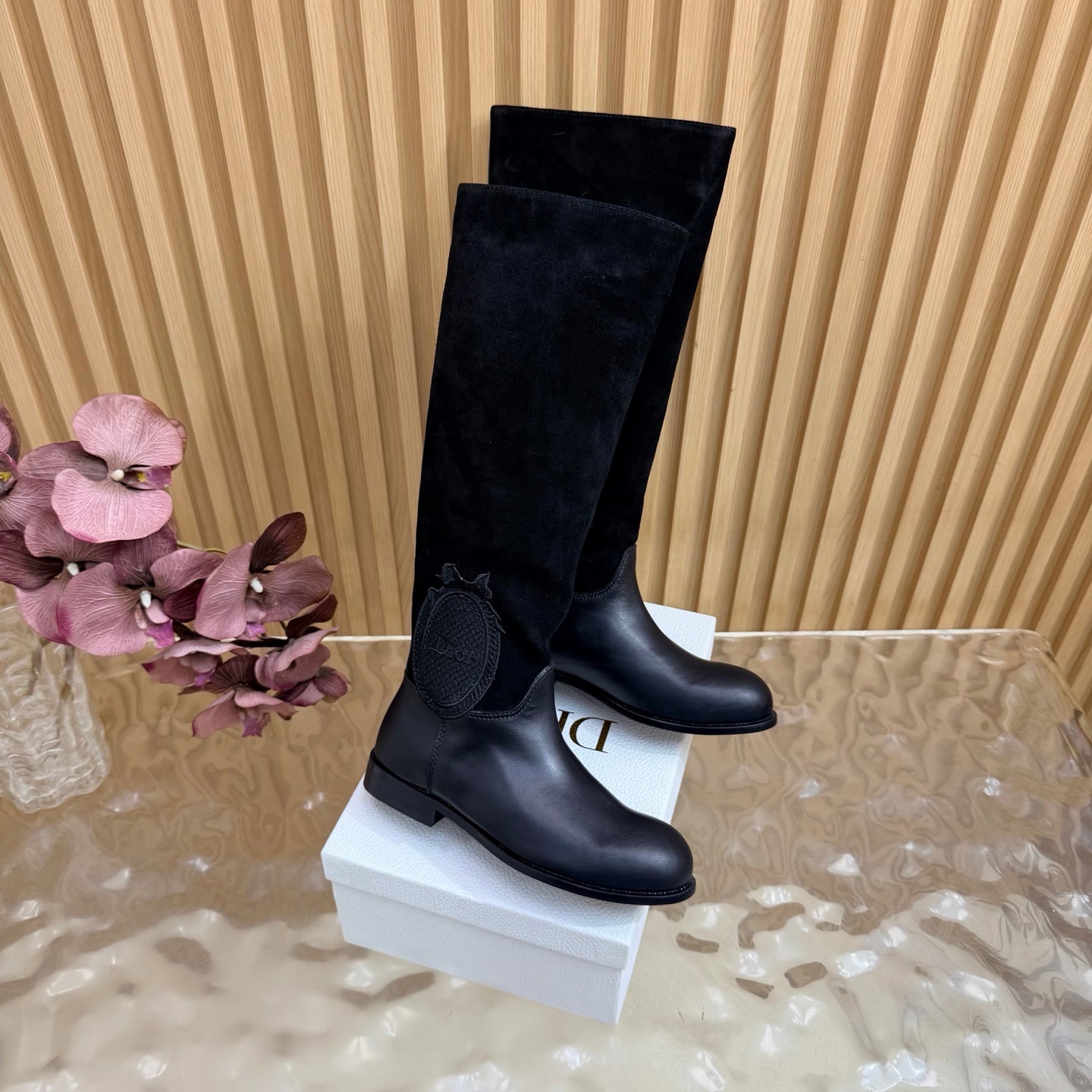 Dior 2026 Knee-High Boots Suede Leather 955993