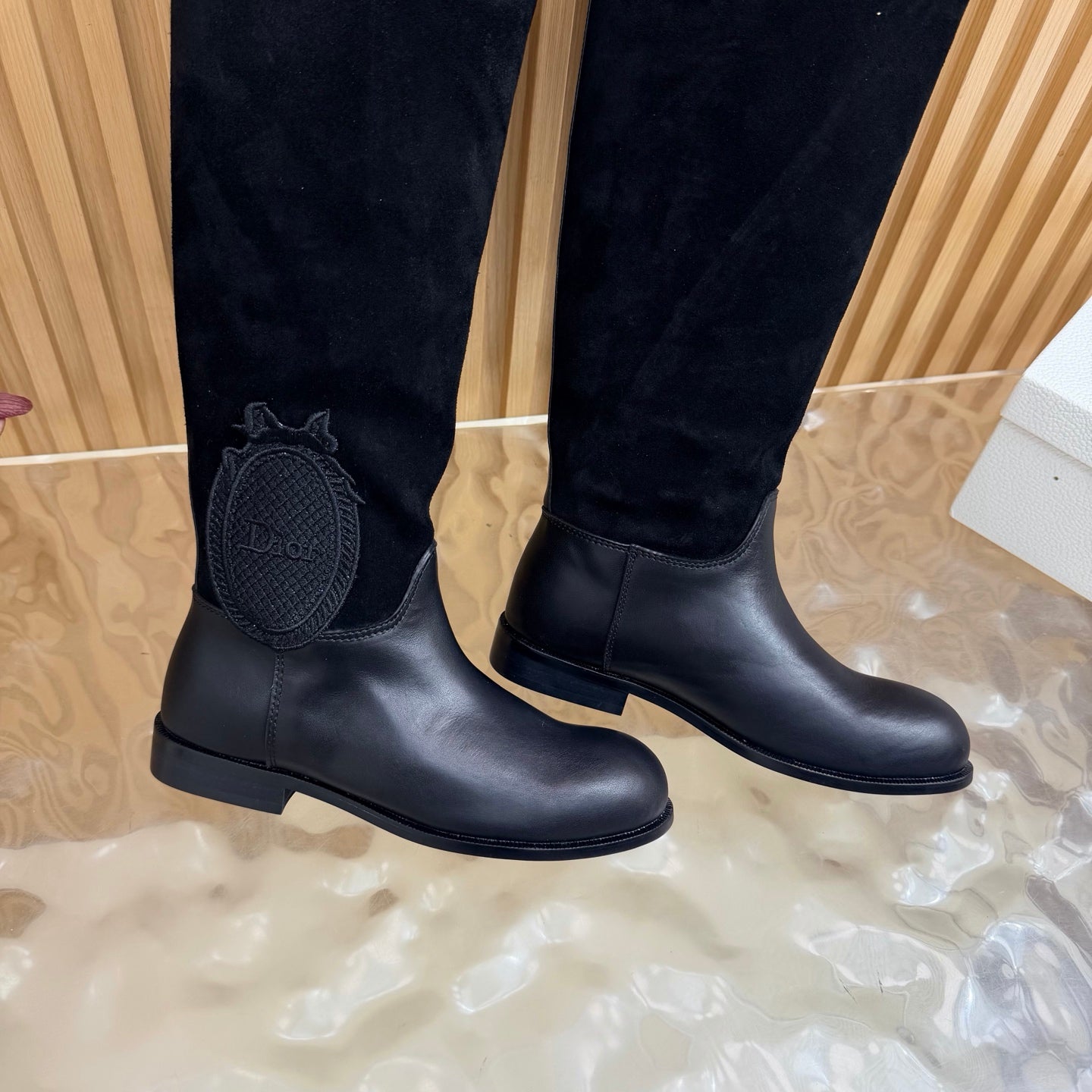 Dior 2026 Knee-High Boots Suede Leather 955993