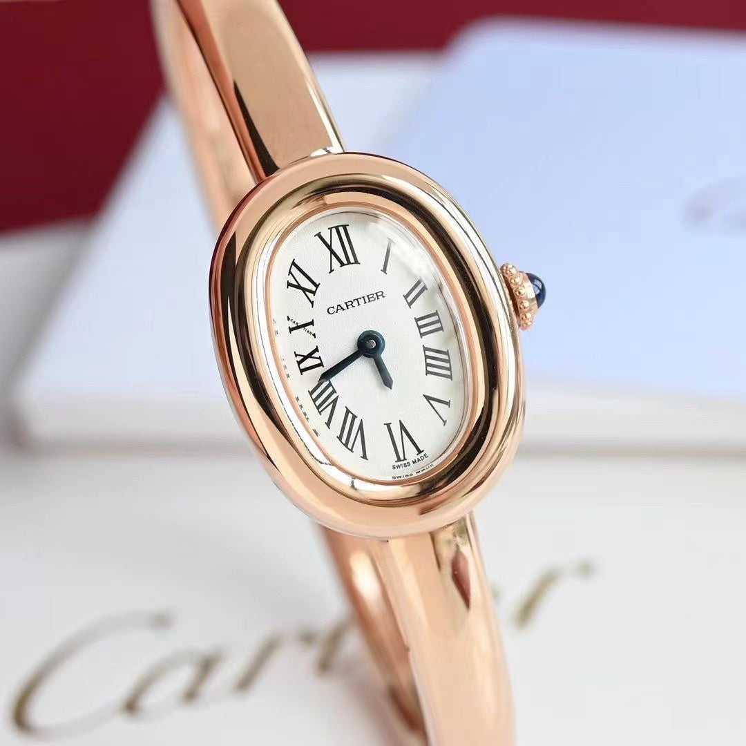 Baignoire 2024 24.6mm White Dial