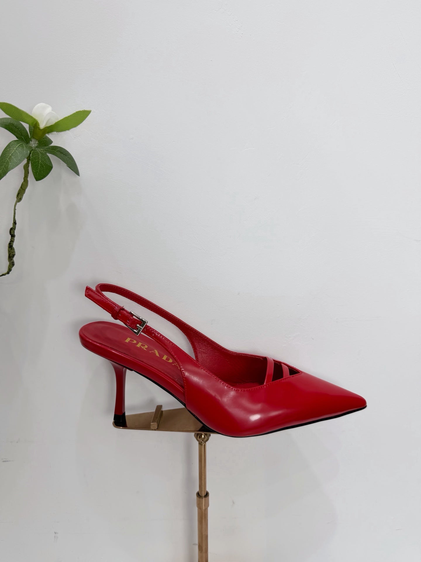 PRA 26SS Slingback 75 Red Patent Leather 592341