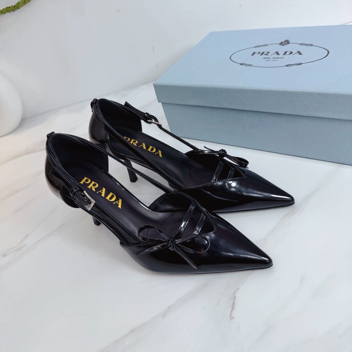 PRA 26SS Pumps 75 Black Patent Leather 592345