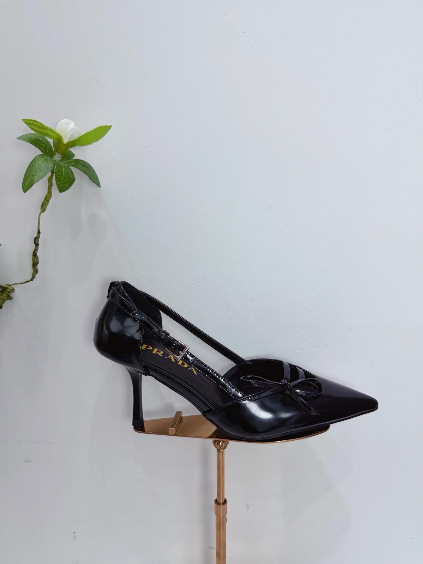 PRA 26SS Pumps 75 Black Patent Leather 592345