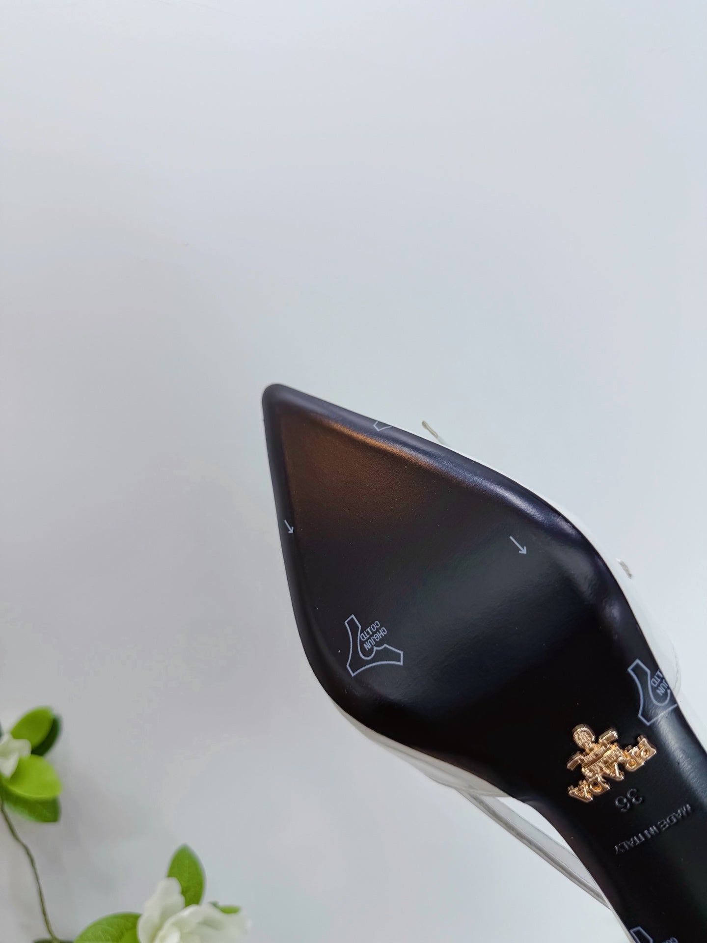 PRA 26SS Pumps 75 White Patent Leather 592346