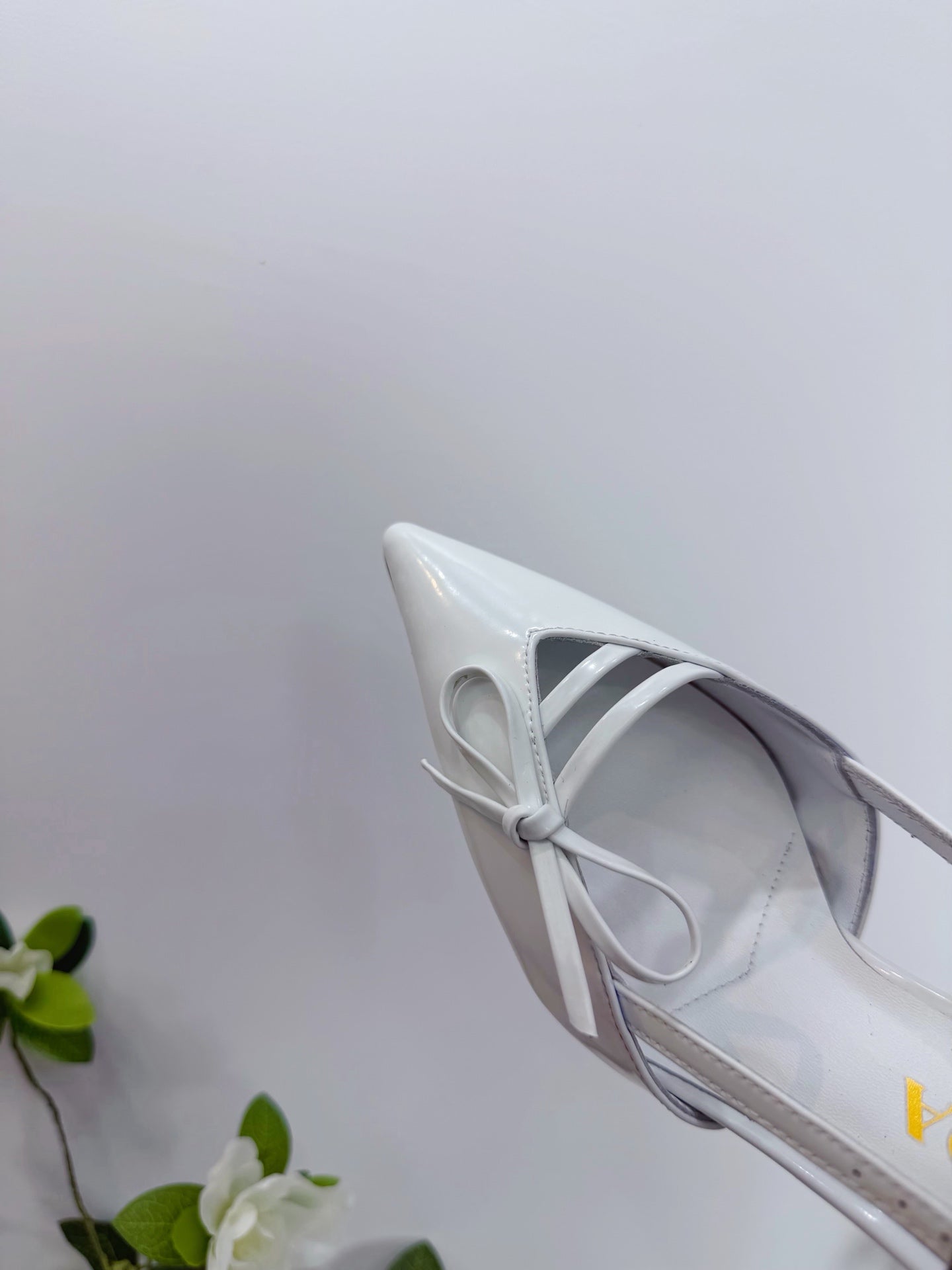 PRA 26SS Pumps 75 White Patent Leather 592346