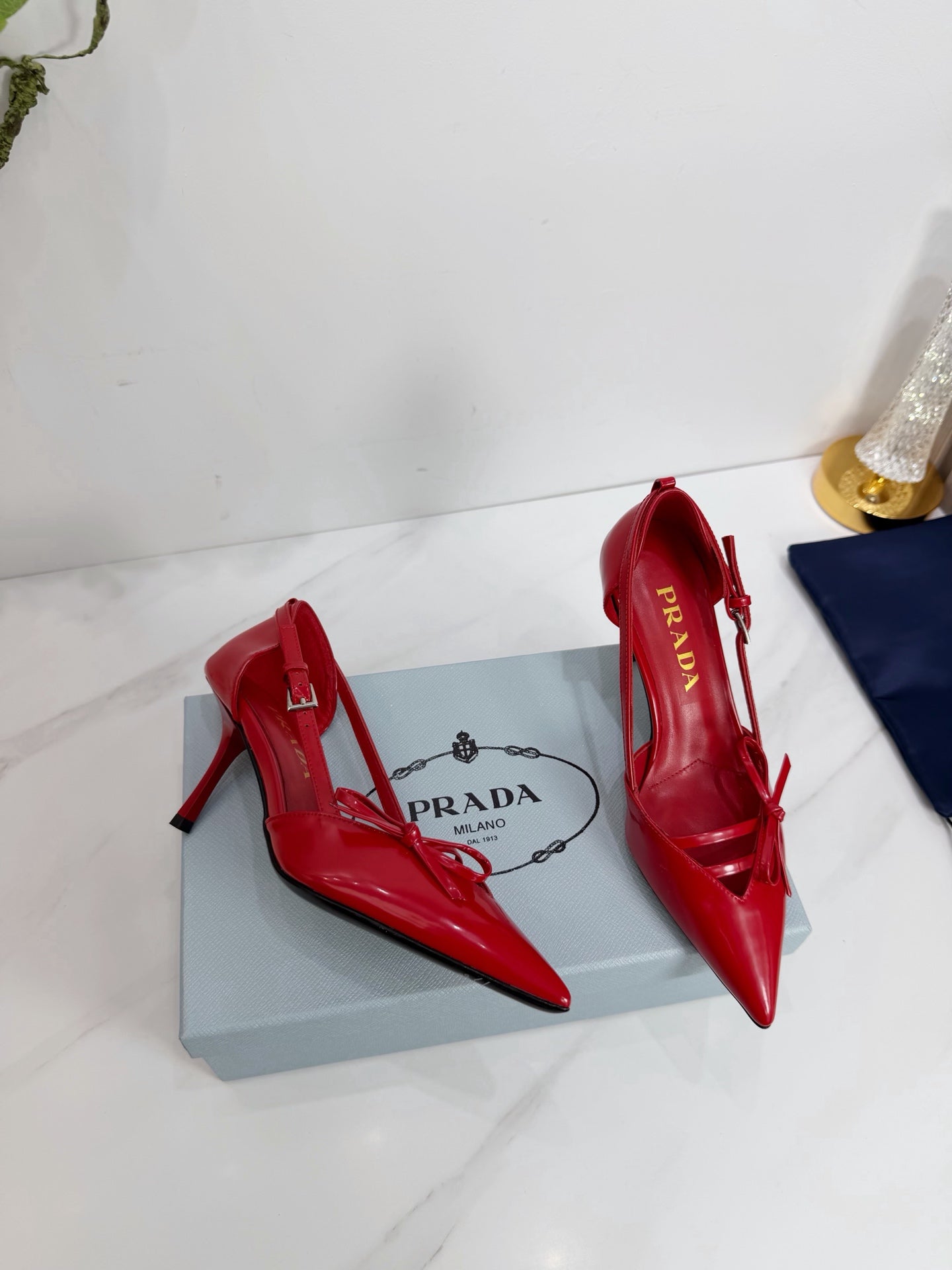 PRA 26SS Pumps 75 Red Patent Leather 592348